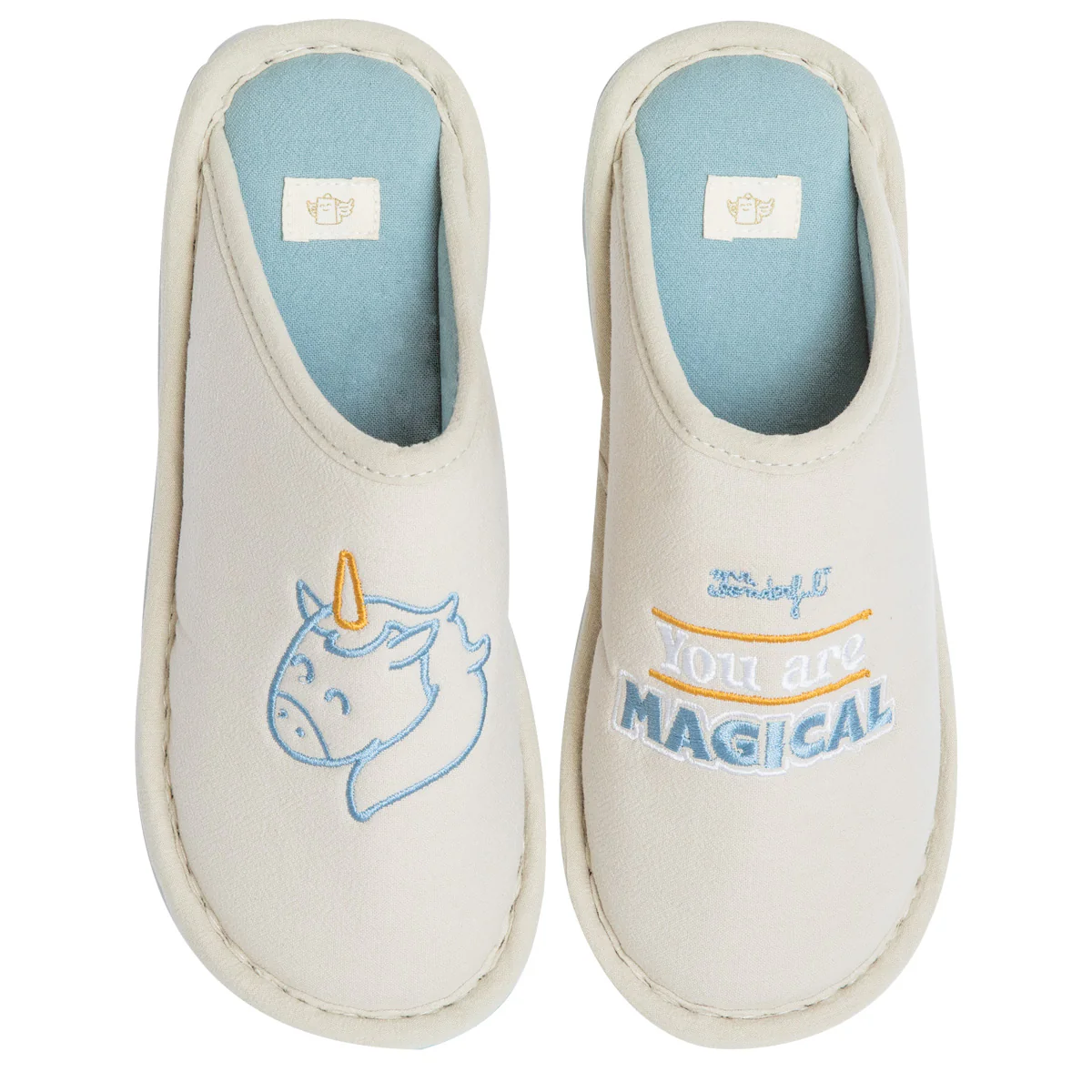 Pack White - Manta Happy Siesta Beige - Zapatillas Unicornio 36 -38 - Image 3