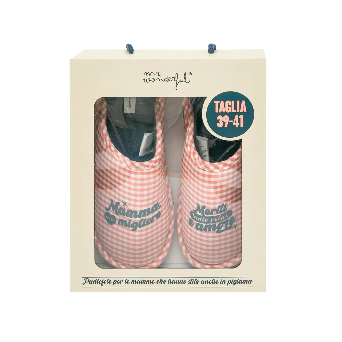 Pantofole T 39-41 - Mamma sei la migliore. Meriti tanto relax e amore. - Image 4