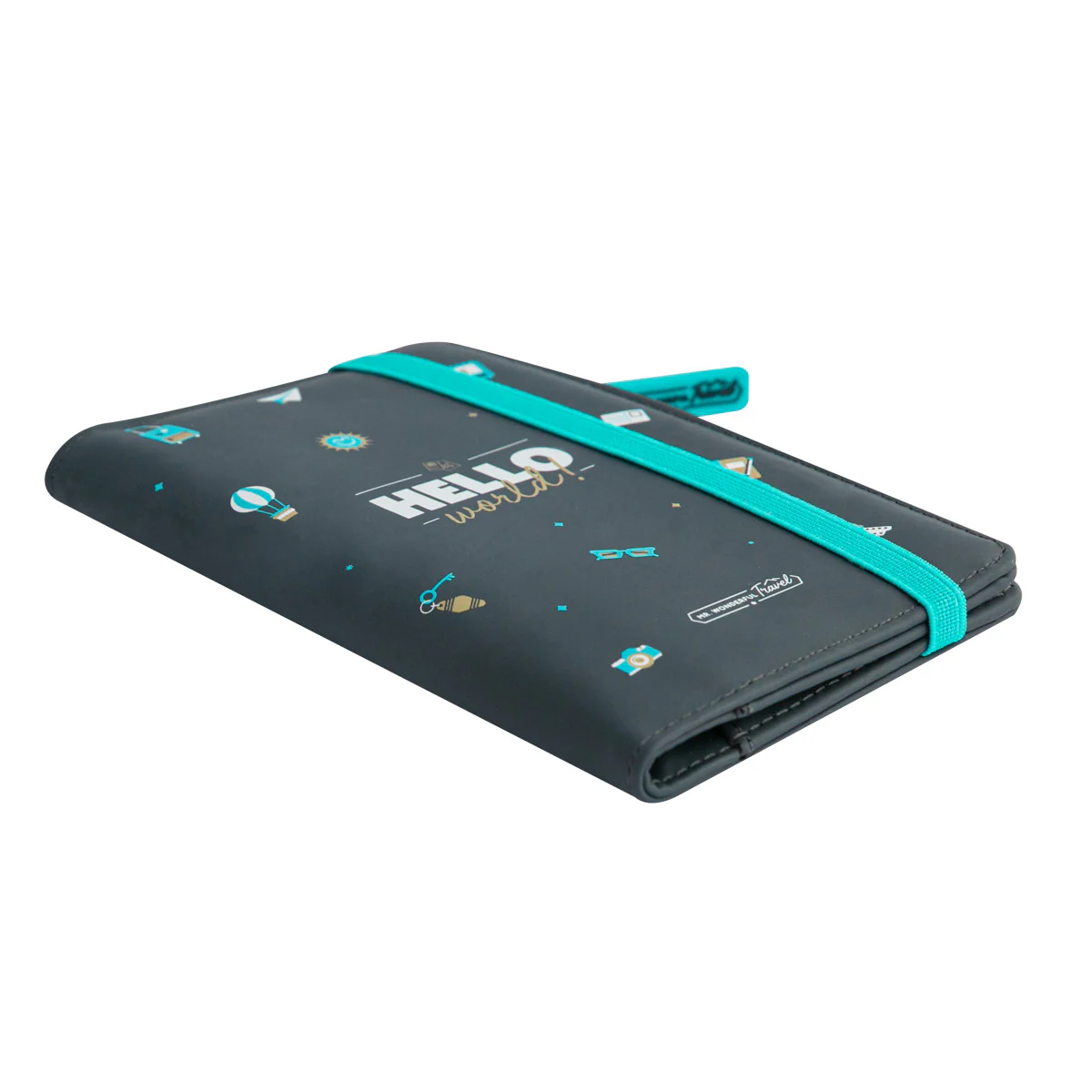 Funda de pasaporte azul - Hello world! - Image 4