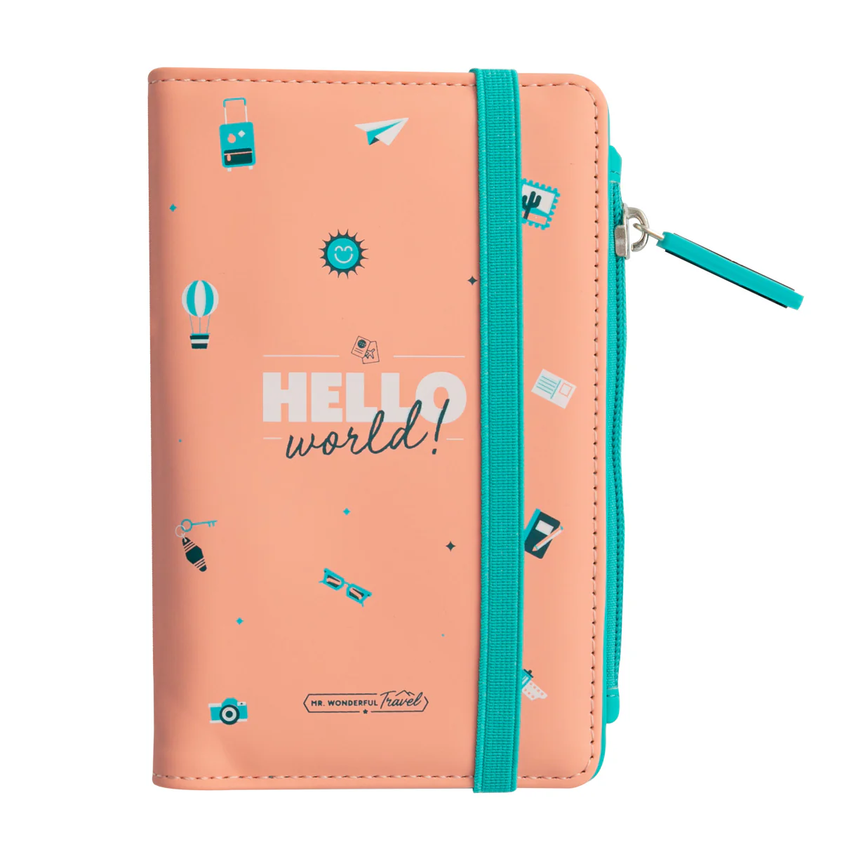 Funda pasaporte rosa - Hello world!
