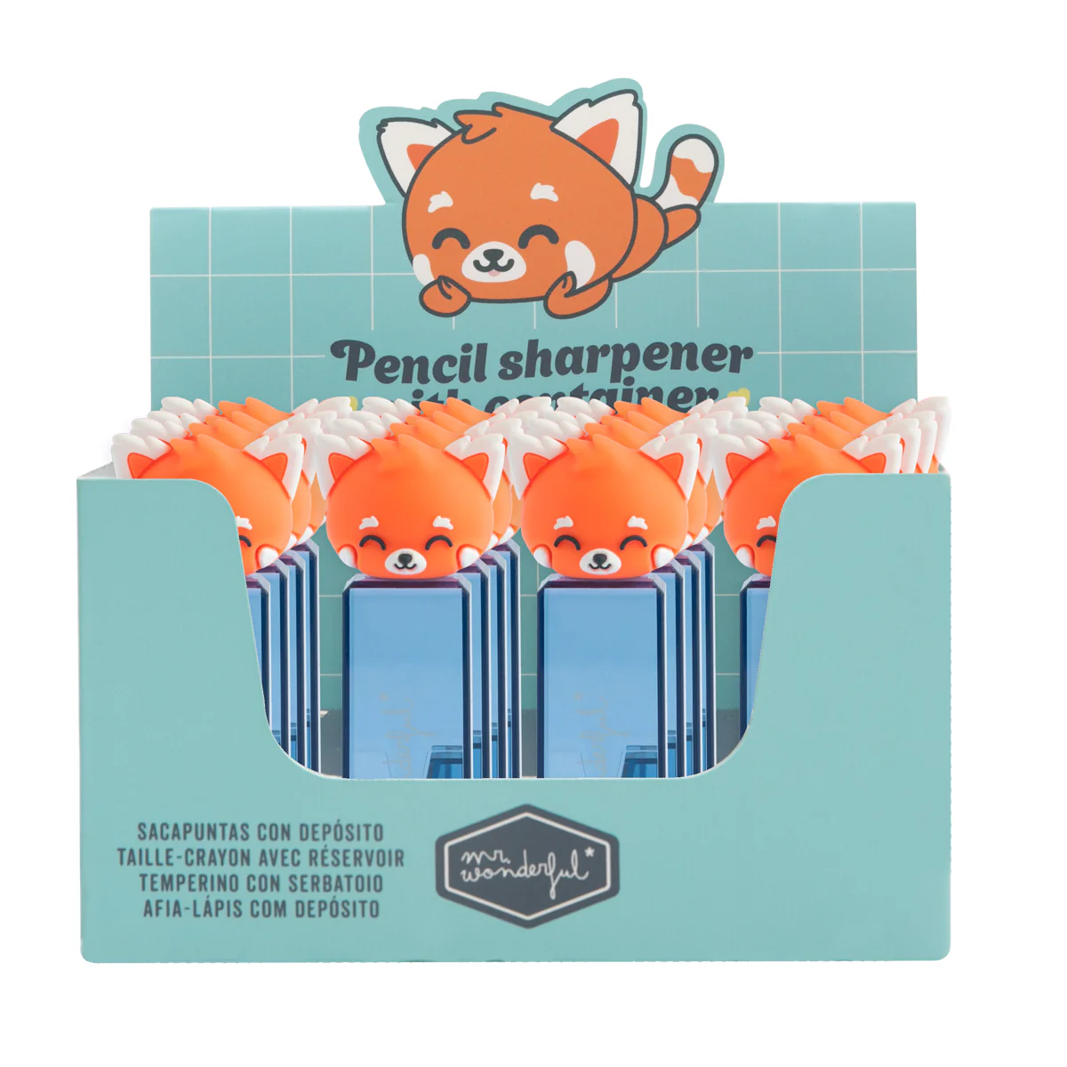 Pencil sharpener with container - Panda - Image 11