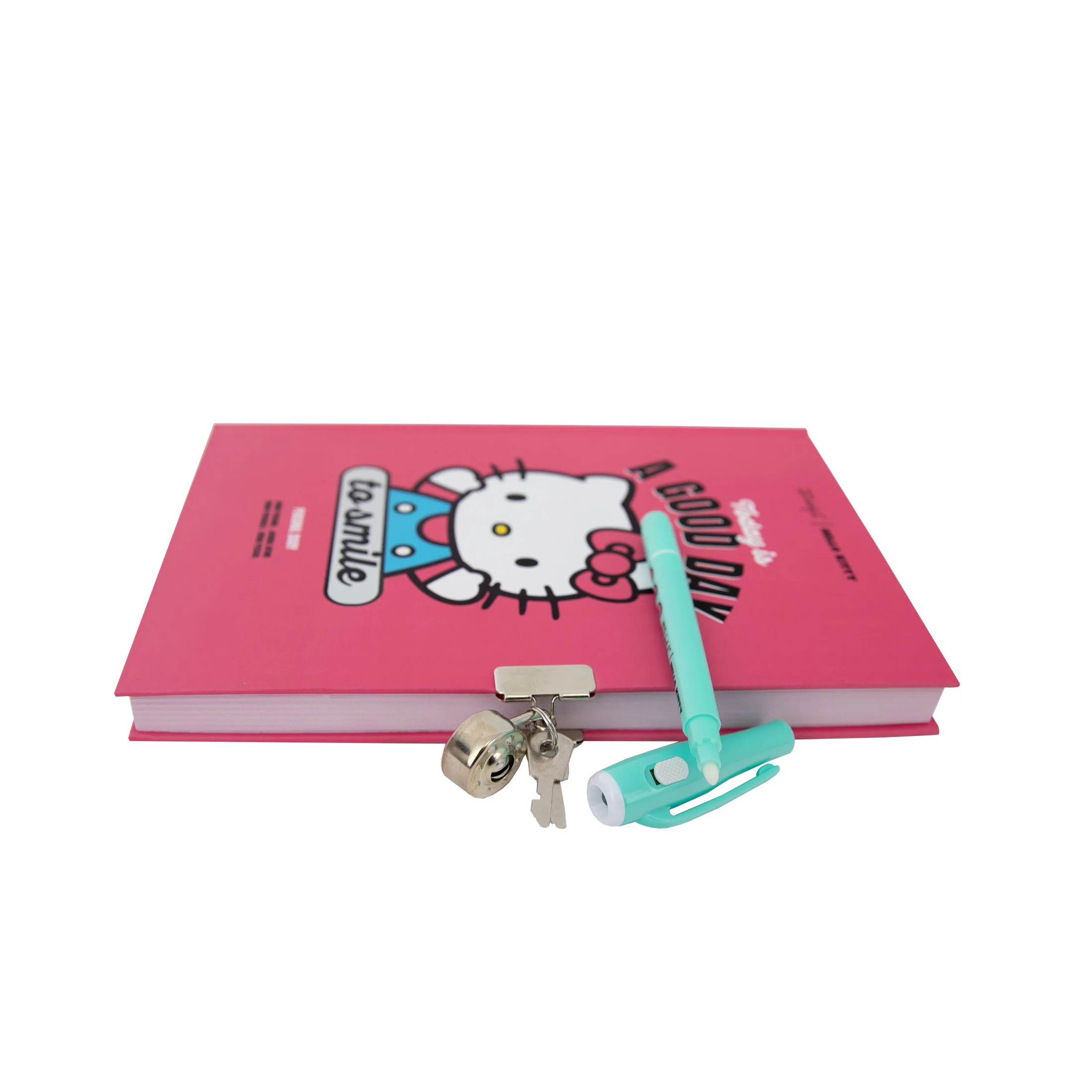 Diario personal + boli con tinta normal e invisible Hello Kitty - Today is a good day to smile - Image 3