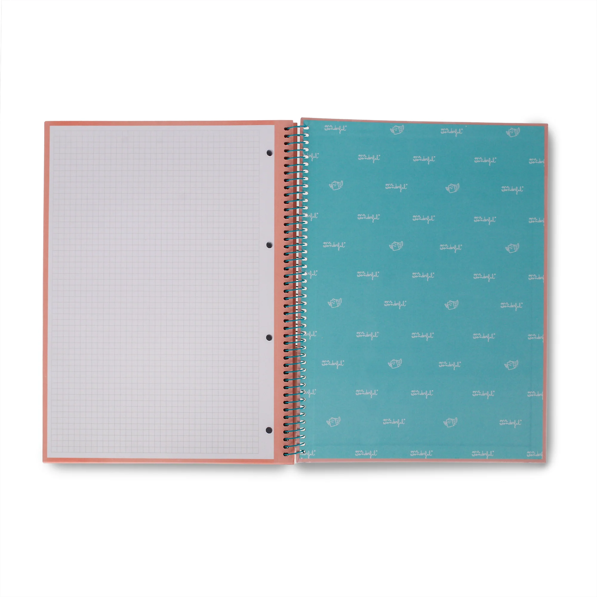Libreta A4 rosa 80 hojas - Cuadriculada y microperforada - Image 4
