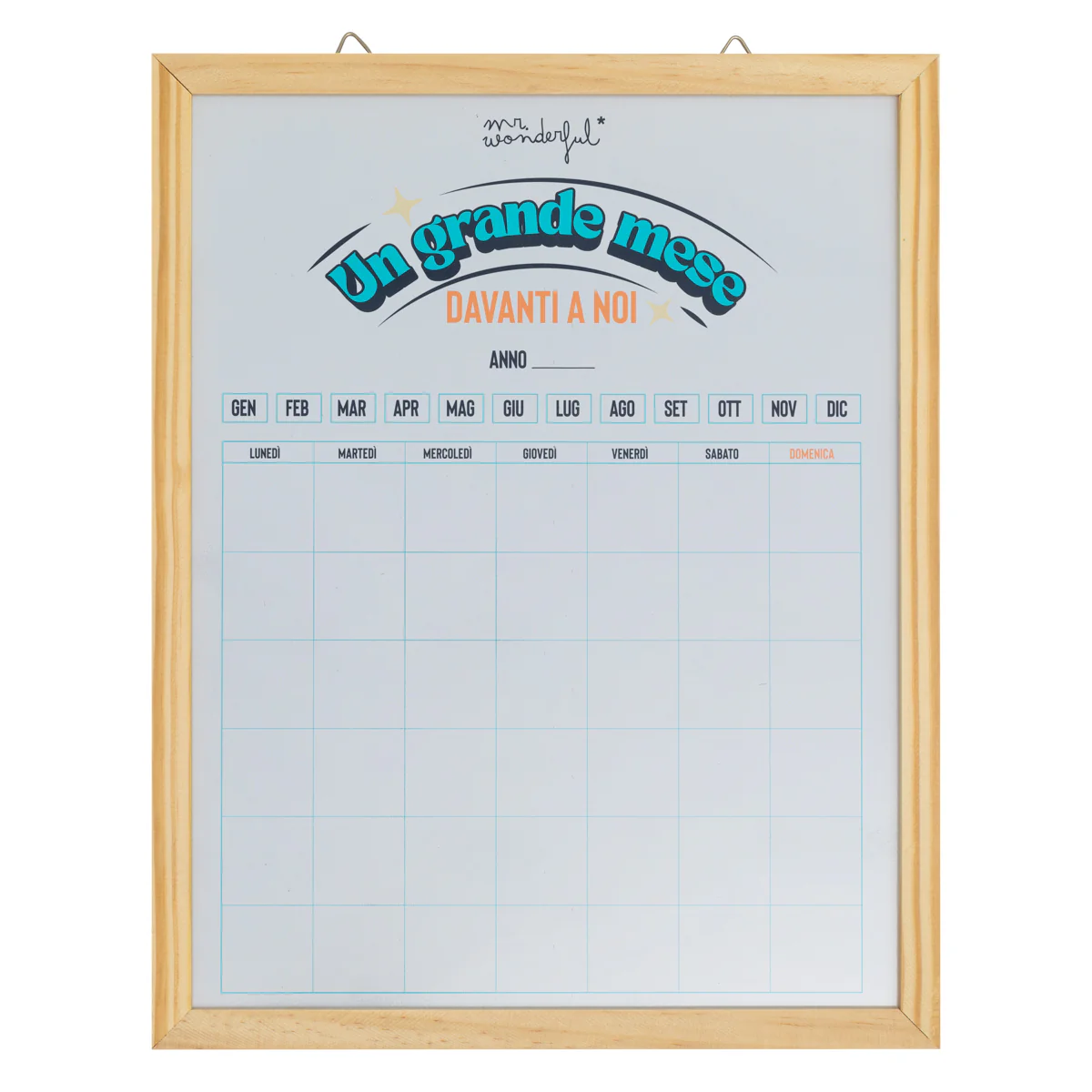 Planner mensile da parete con lavagna bianca - Un grande mese davanti a noi - Image 2
