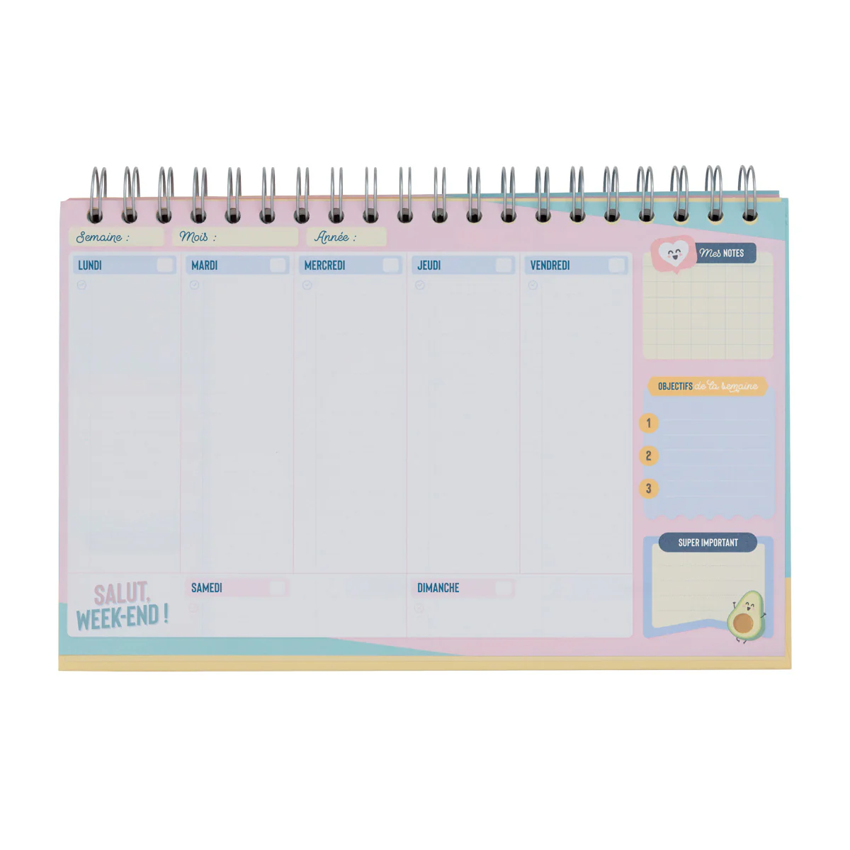 Planning semainier - C'est ici que commencent les rêves réalisés - Image 2