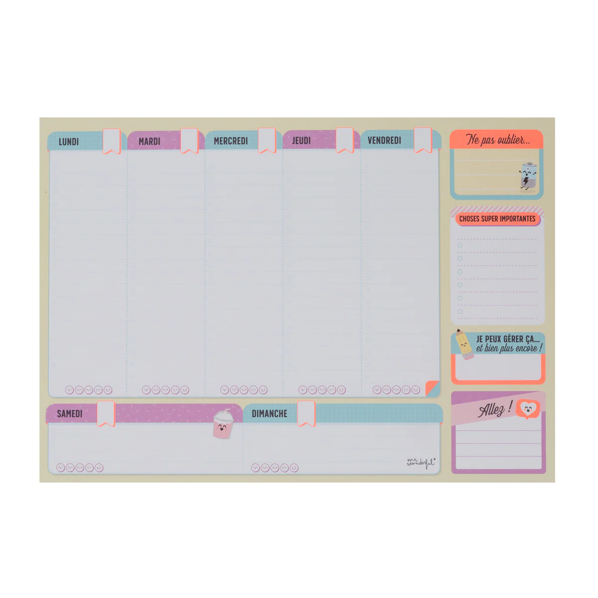 Planning semainier pour réussir tout ce dont tu rêves - Image 3