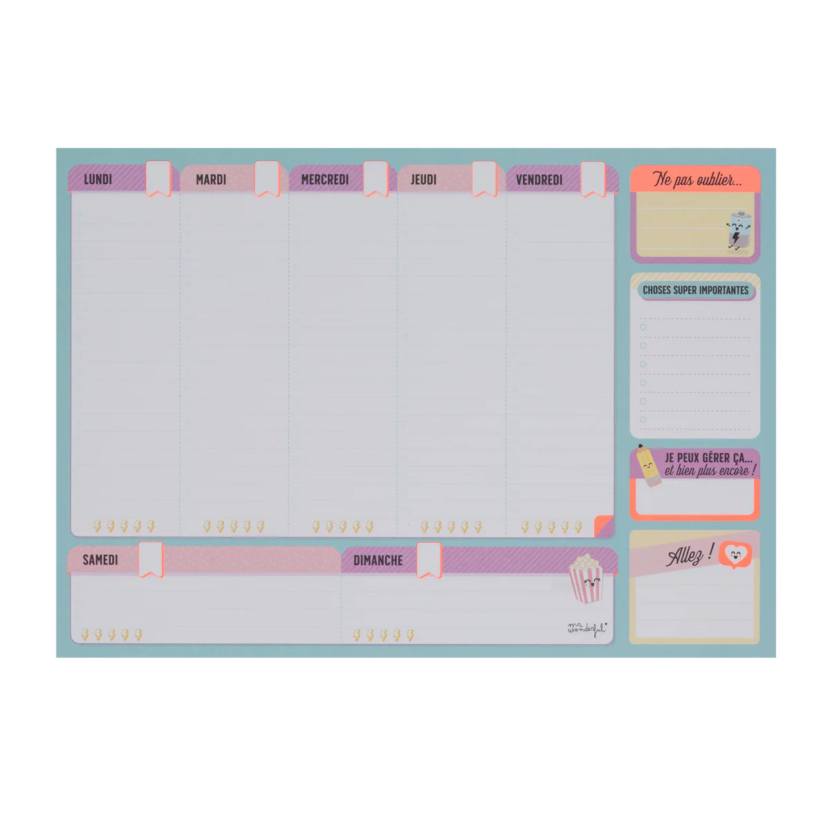 Planning semainier pour réussir tout ce dont tu rêves - Image 4