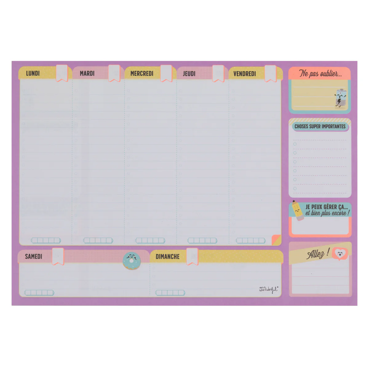 Planning semainier pour réussir tout ce dont tu rêves - Image 5