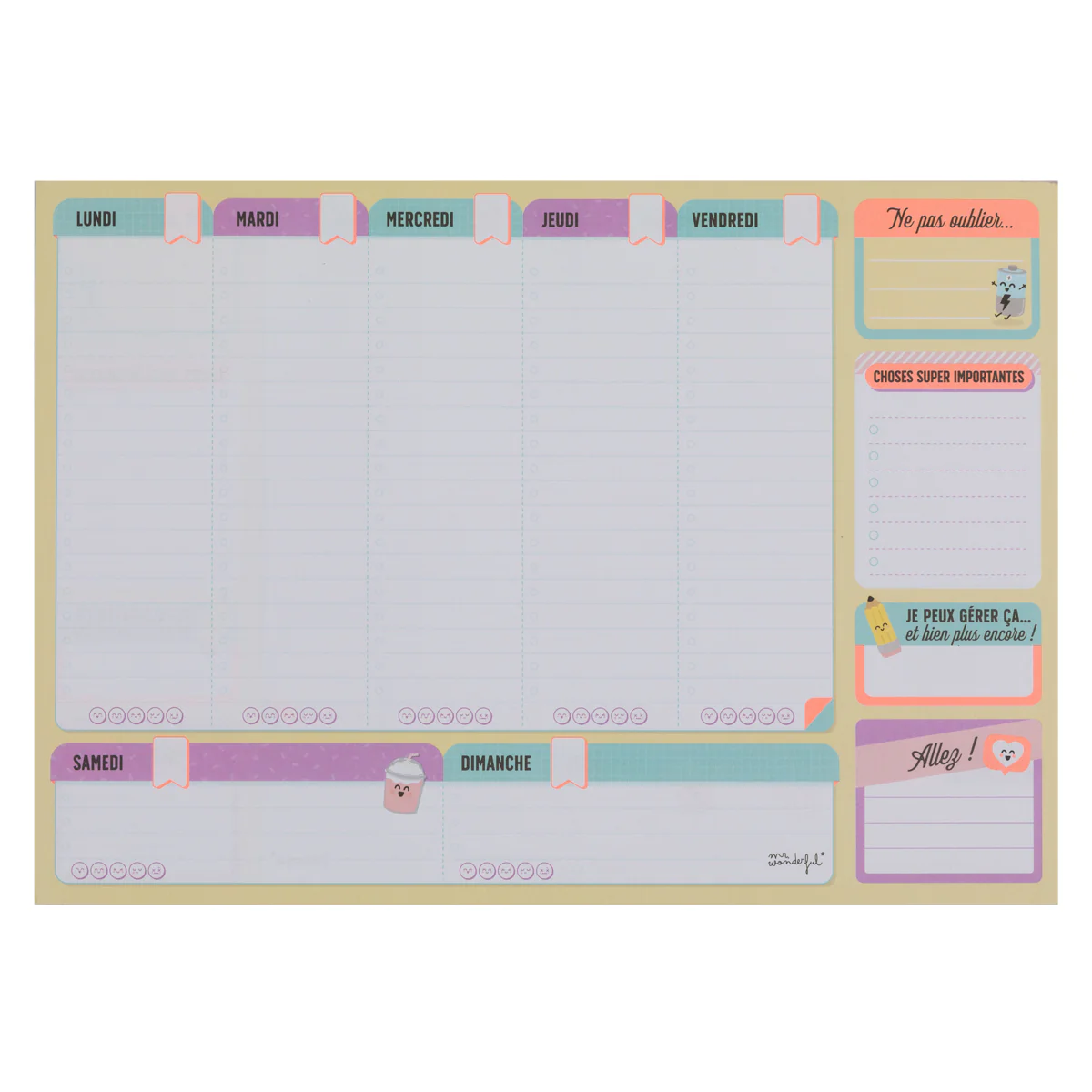 Planning semainier pour réussir tout ce dont tu rêves - Image 6
