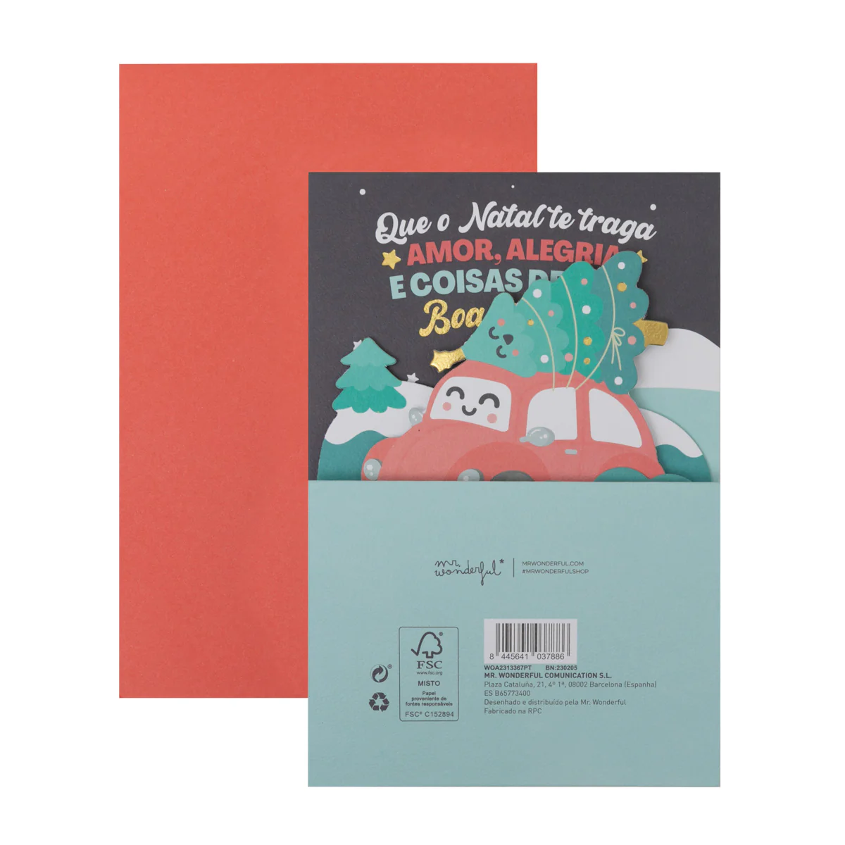 Postal de Natal - Que o Natal te traga amor, alegria e coisas destas - Image 4
