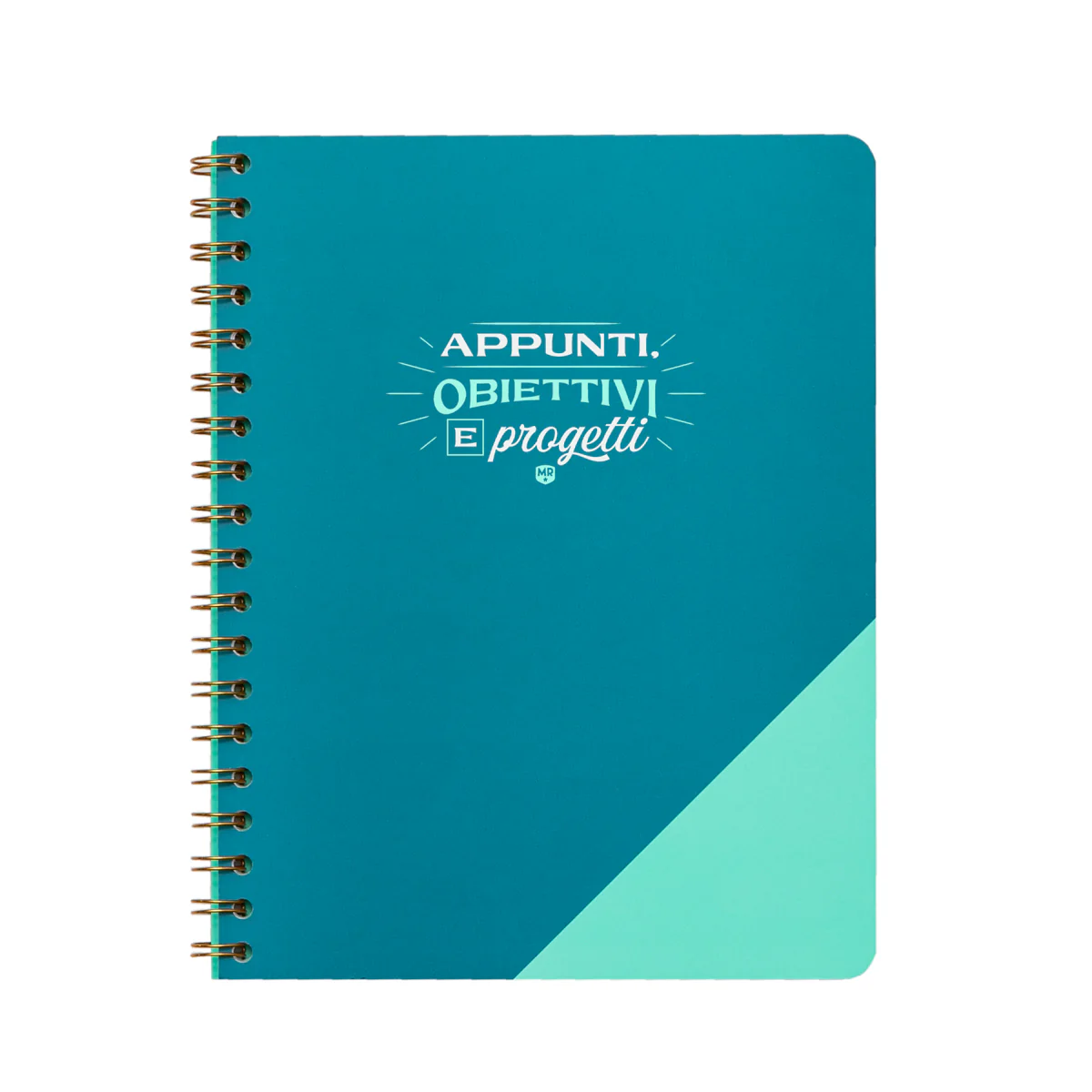 Quaderno A5 blu - Appunti, obiettivi e progetti