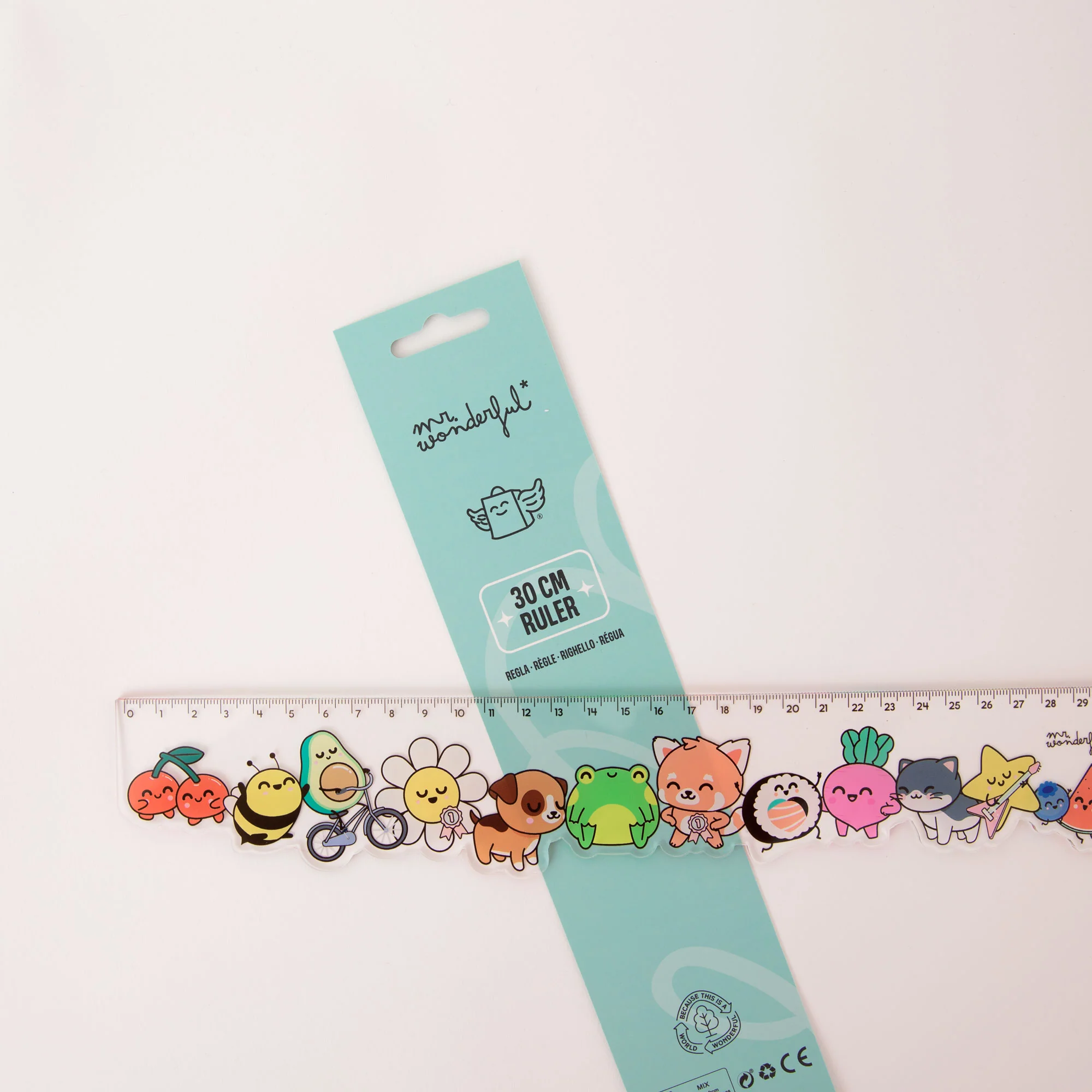 Regla de 30cm - Personajes Mr. Wonderful - Image 3