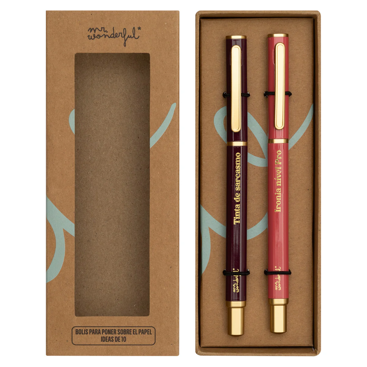 Set de 2 canetas para passar ao papel ideias com sabor a mel. - Image 7