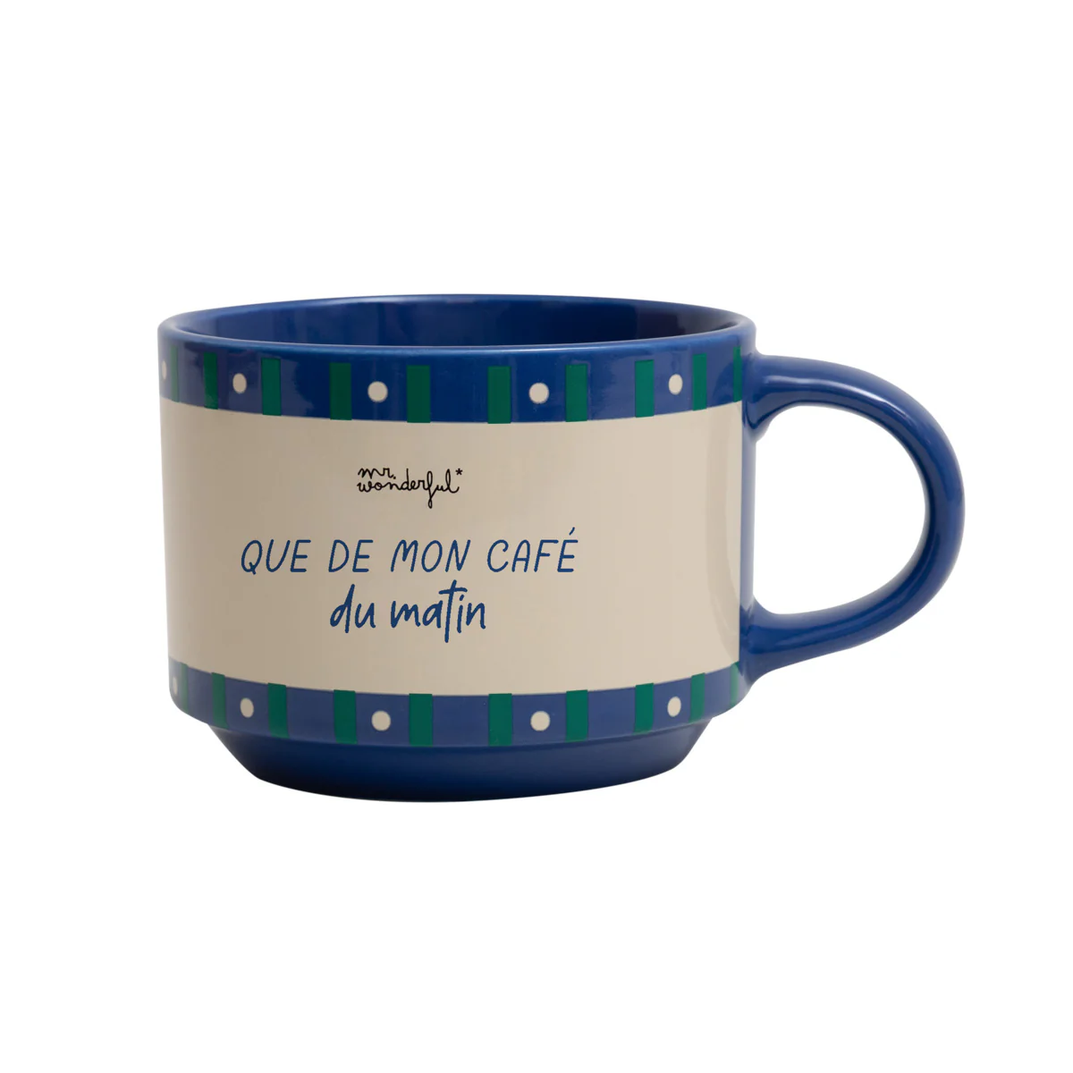 Set de 2 mugs empilables - J’ai encore plus envie de toi que de mon café du matin - Image 3
