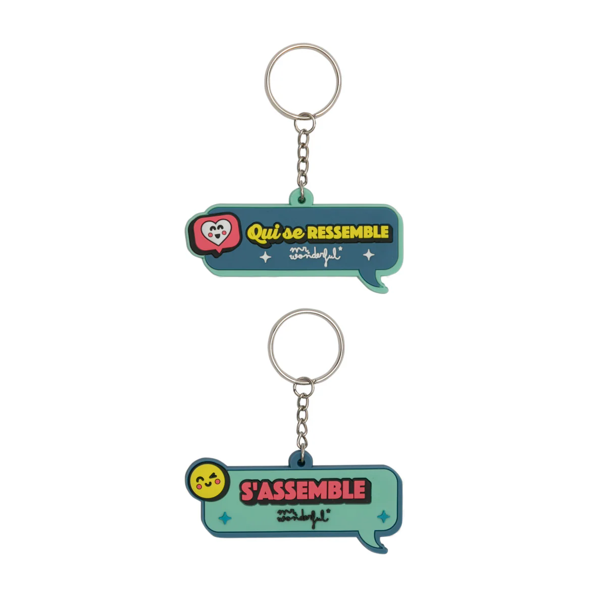 Set de 2 porte-clés - Qui se ressemble s'assemble