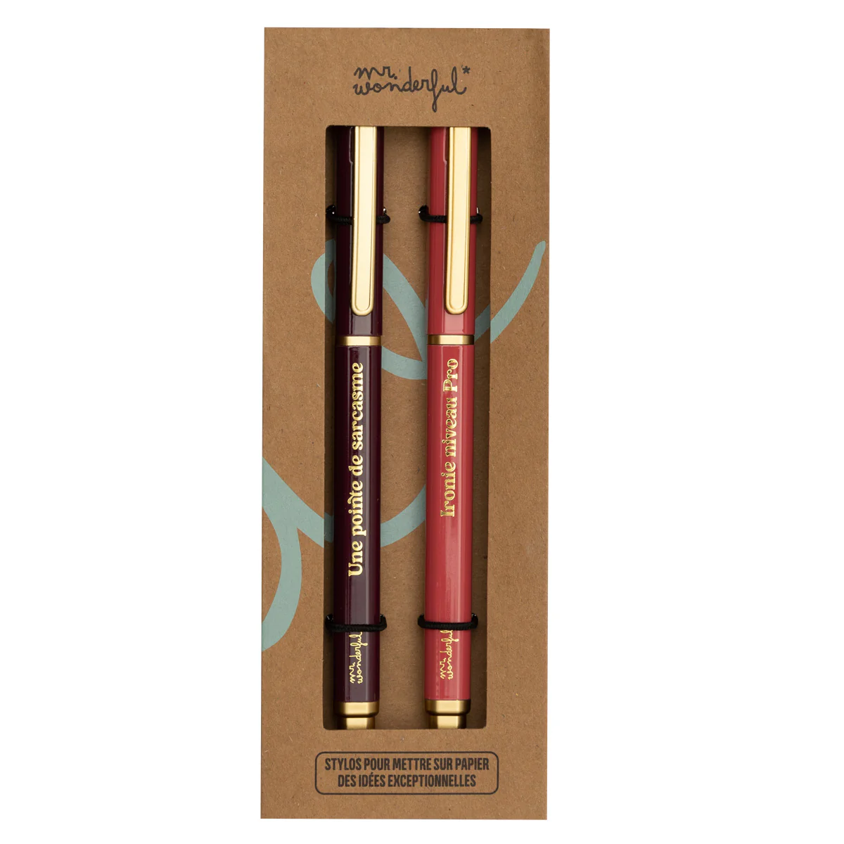 Set de 2 stylos pour mettre sur papier des idées exceptionnelles - Image 6