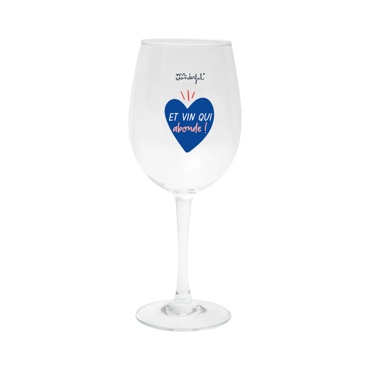 Set de 2 verres à vin - Bonnes ondes et vin qui abonde ! - Image 2