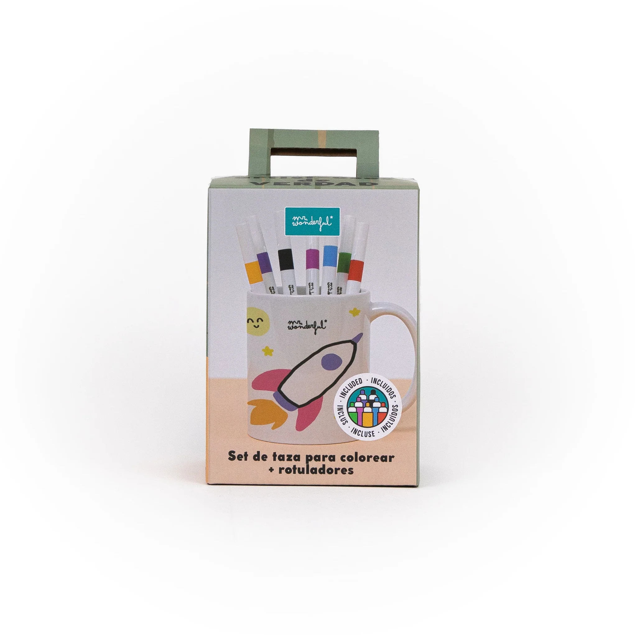 Set de taza para colorear + rotuladores Papá oso - Solo para artist-osos de verdad - Image 3
