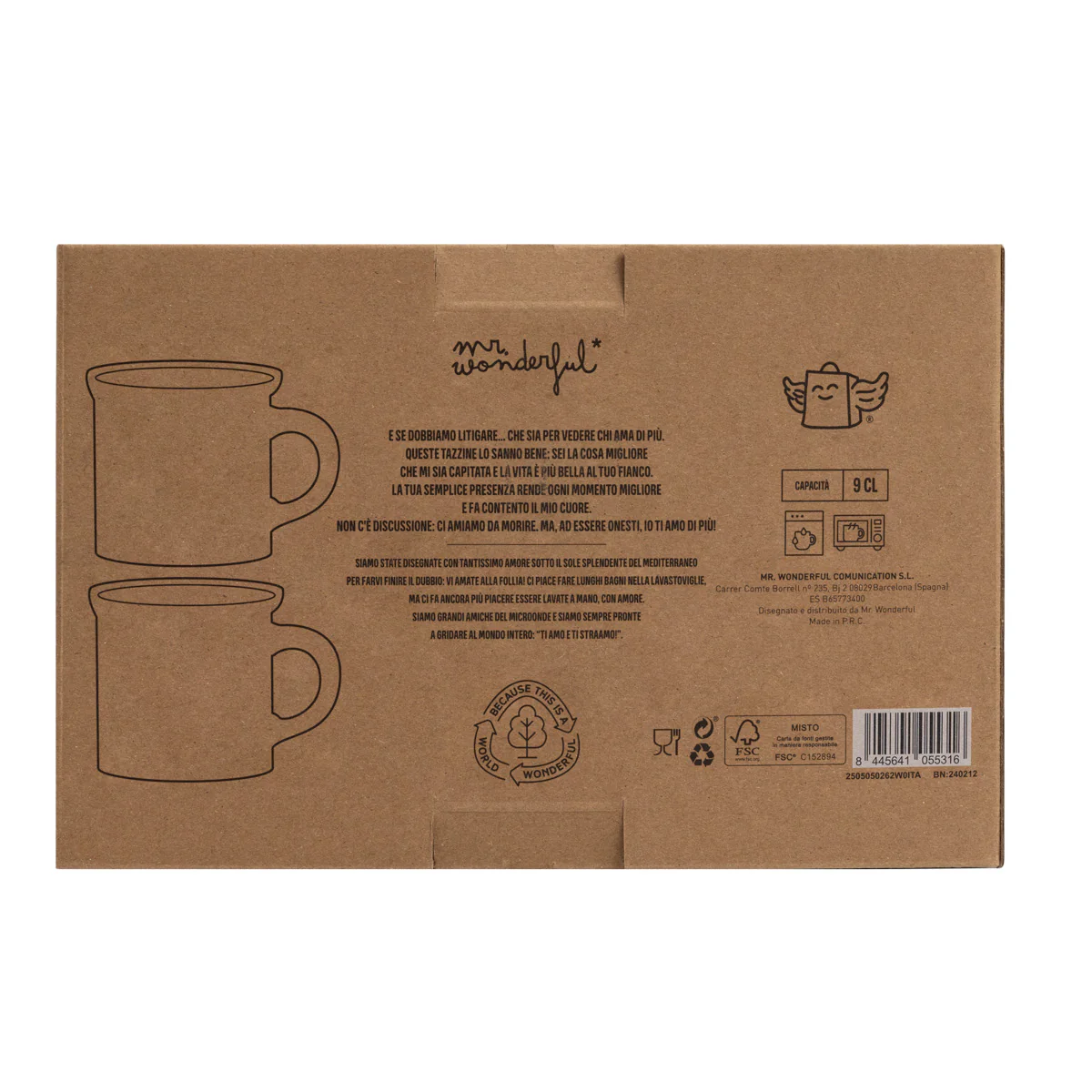 Set di 2 tazzine espresso per sfoggiare un vero amore - Image 5