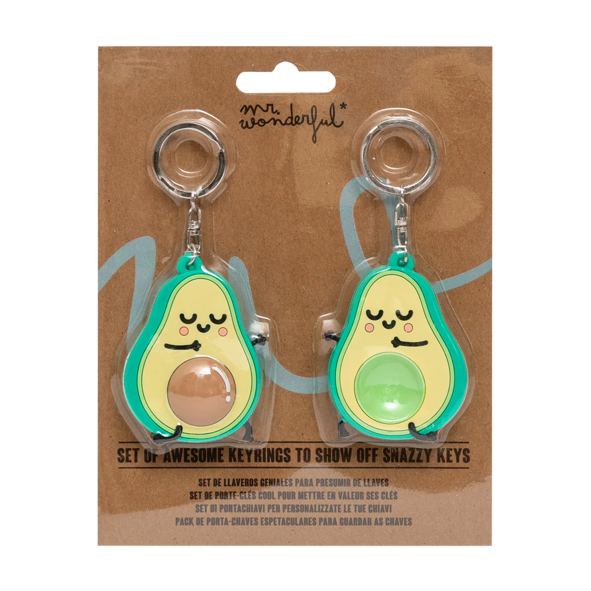 Set de 2 llaveros - Aguacate - Image 5