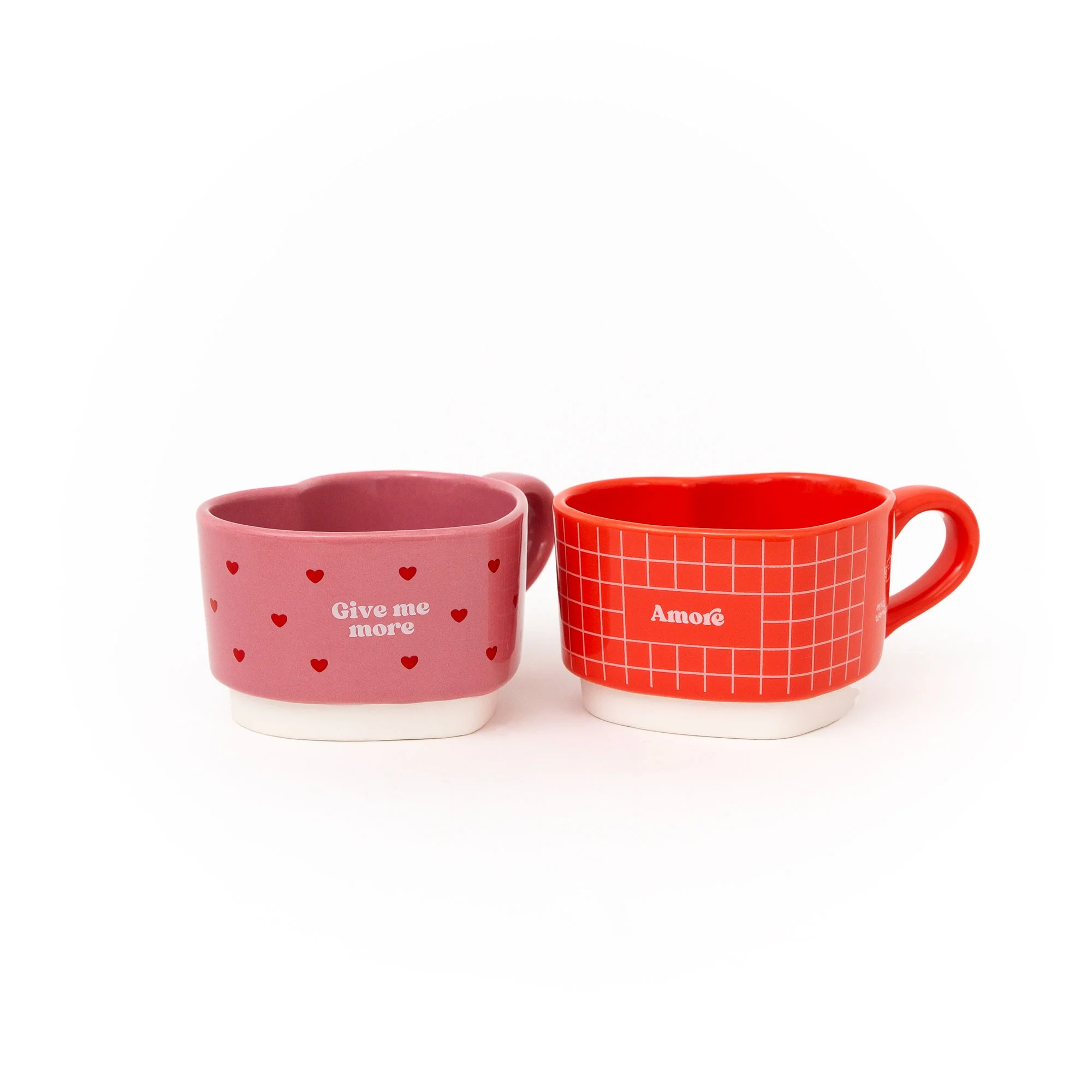 Set de 2 tazas apilables - Give me more amore - Image 4