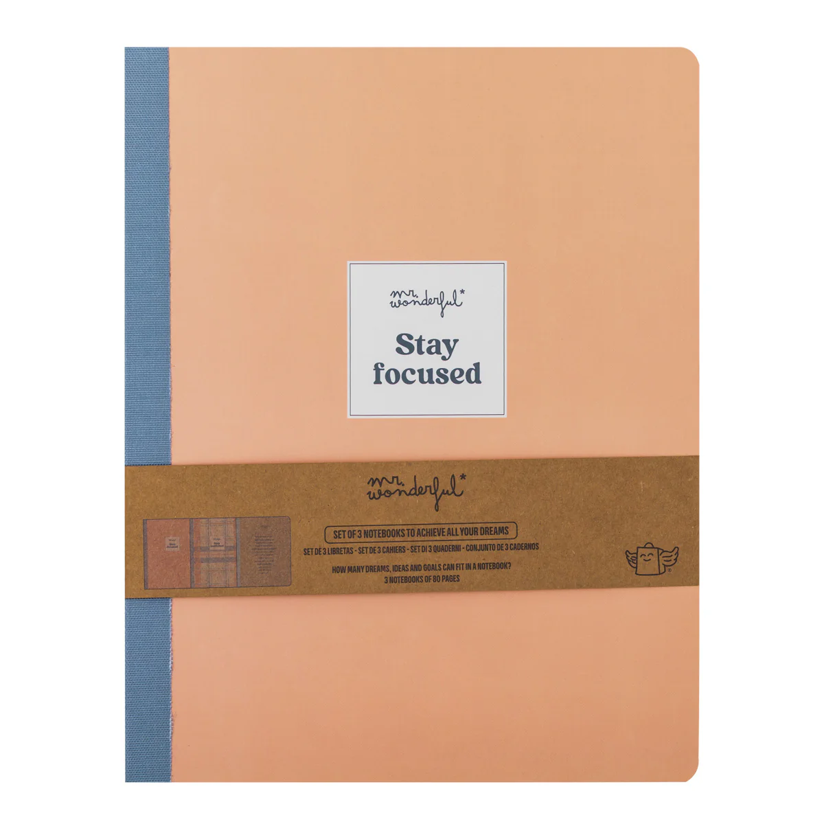 Set de 3 libretas A5 para alcanzar todos tus sueños - Stay focused - Image 4