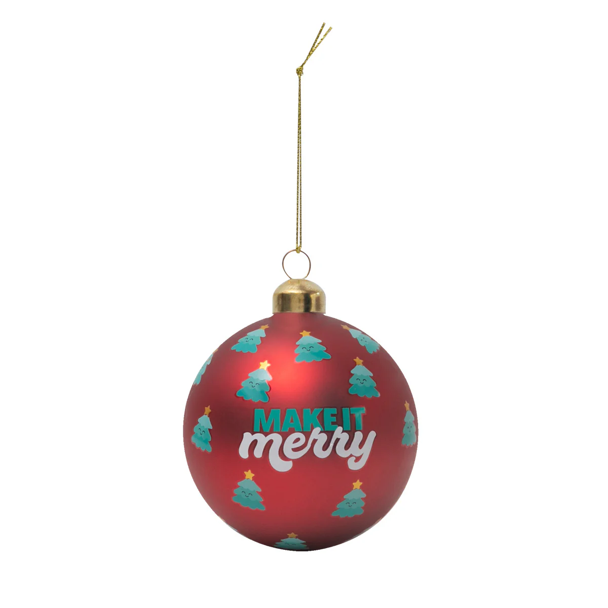 Set de 3 bolas para árbol de Navidad - Make it merry - Image 4