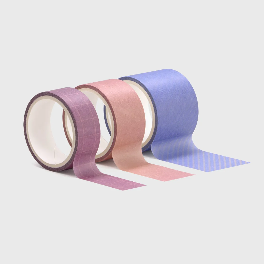 Set de 3 washi tapes para decorar tu felicidad - Lila