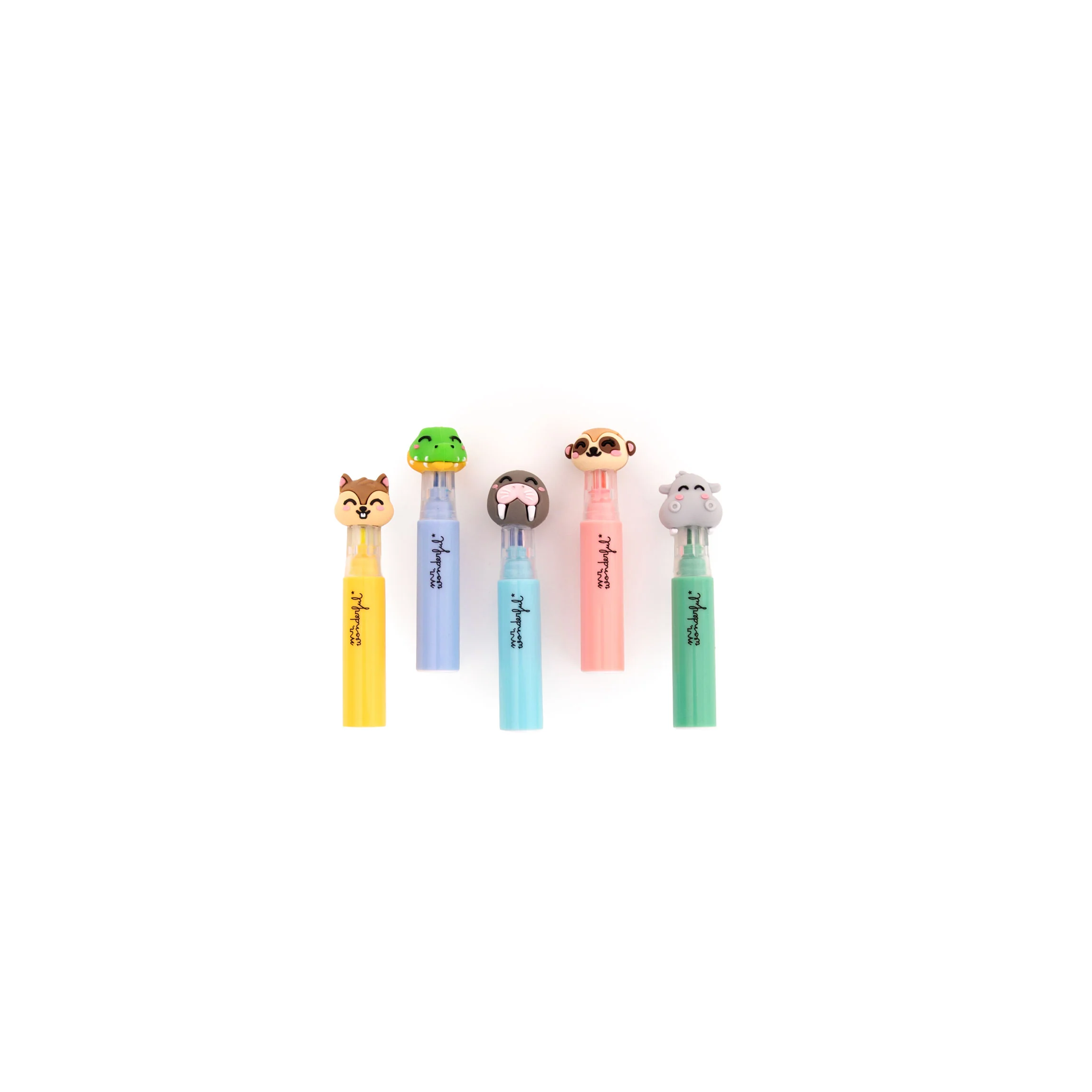 Set de 5 minisubrayadores con personajes - Wonder Comic - Image 3