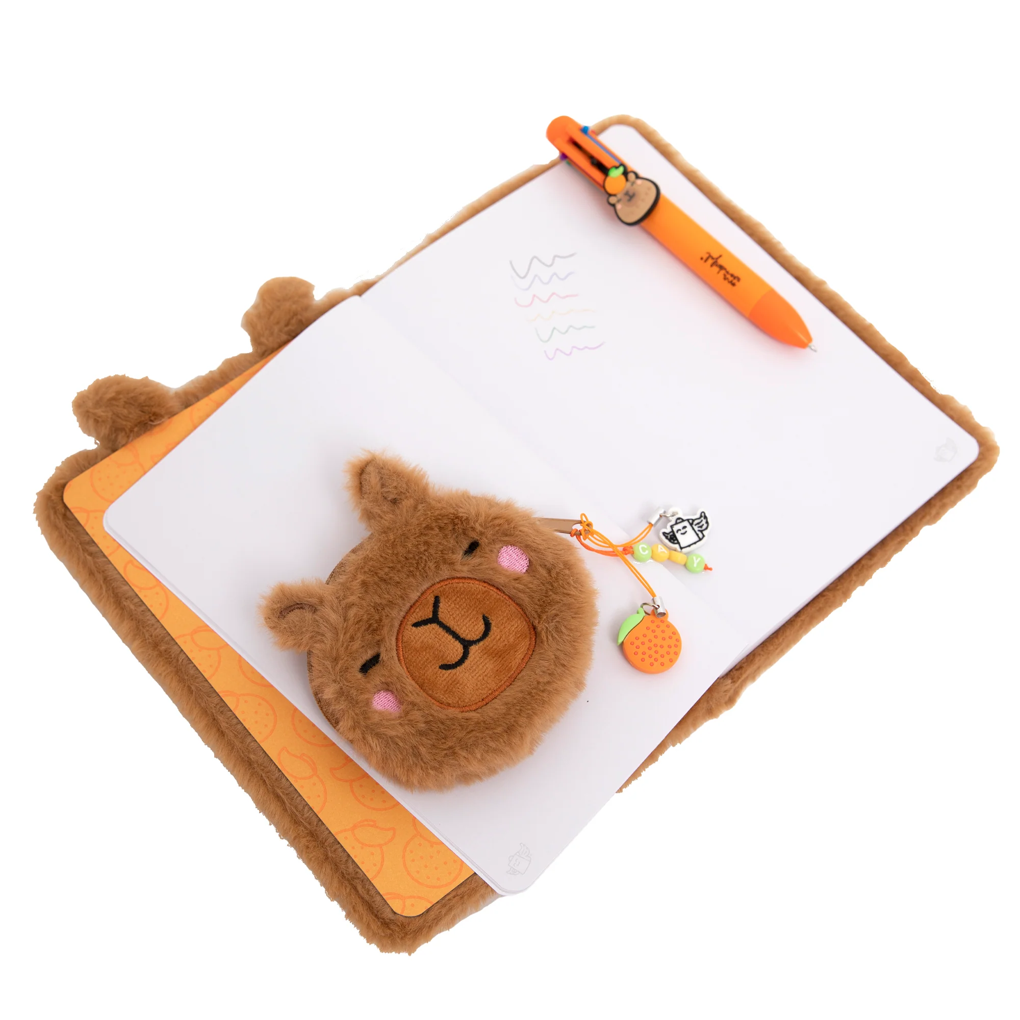 Set de libreta A5 + monedero + boli borrable - Capibara - Image 3