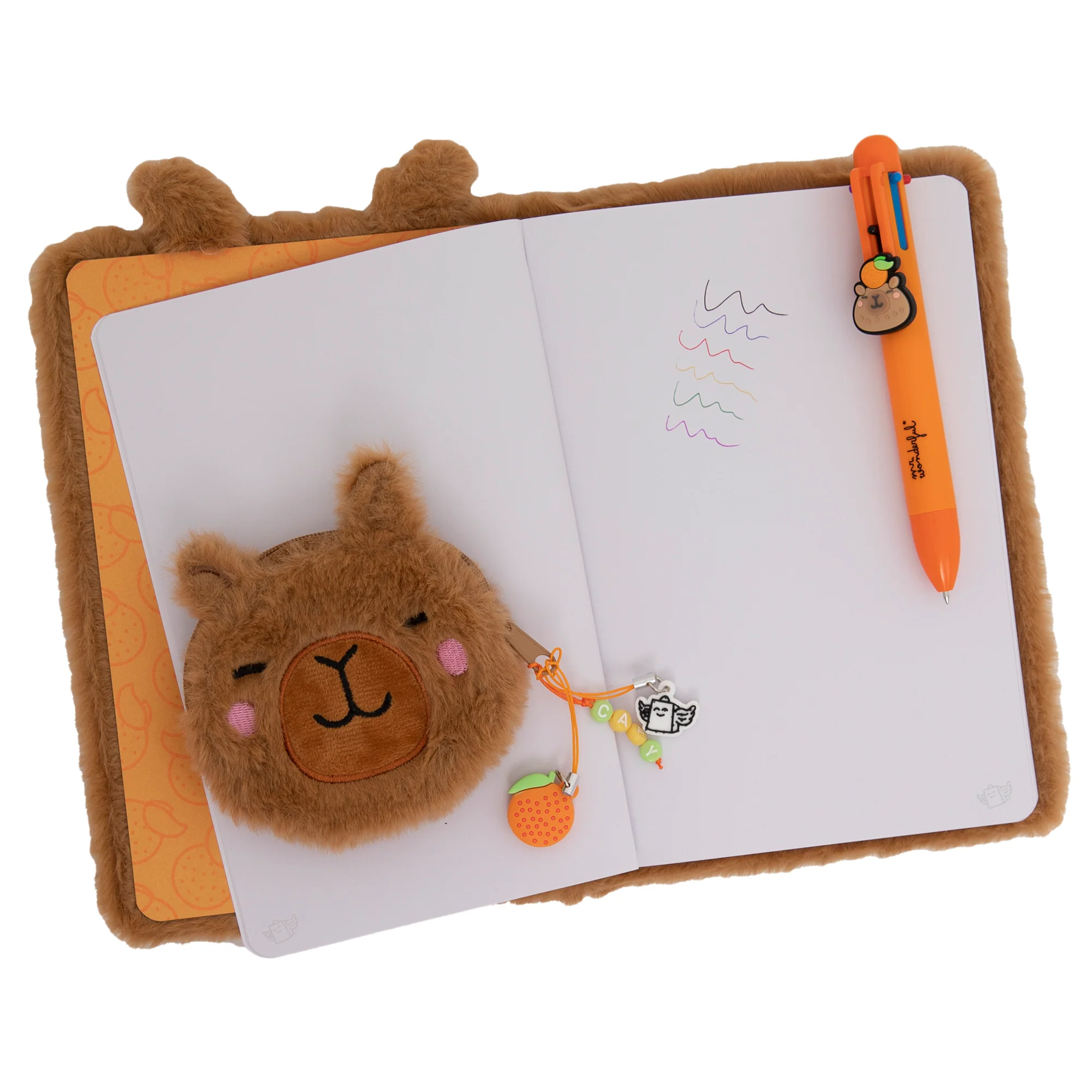Set de libreta A5 + monedero + boli borrable - Capibara - Image 4