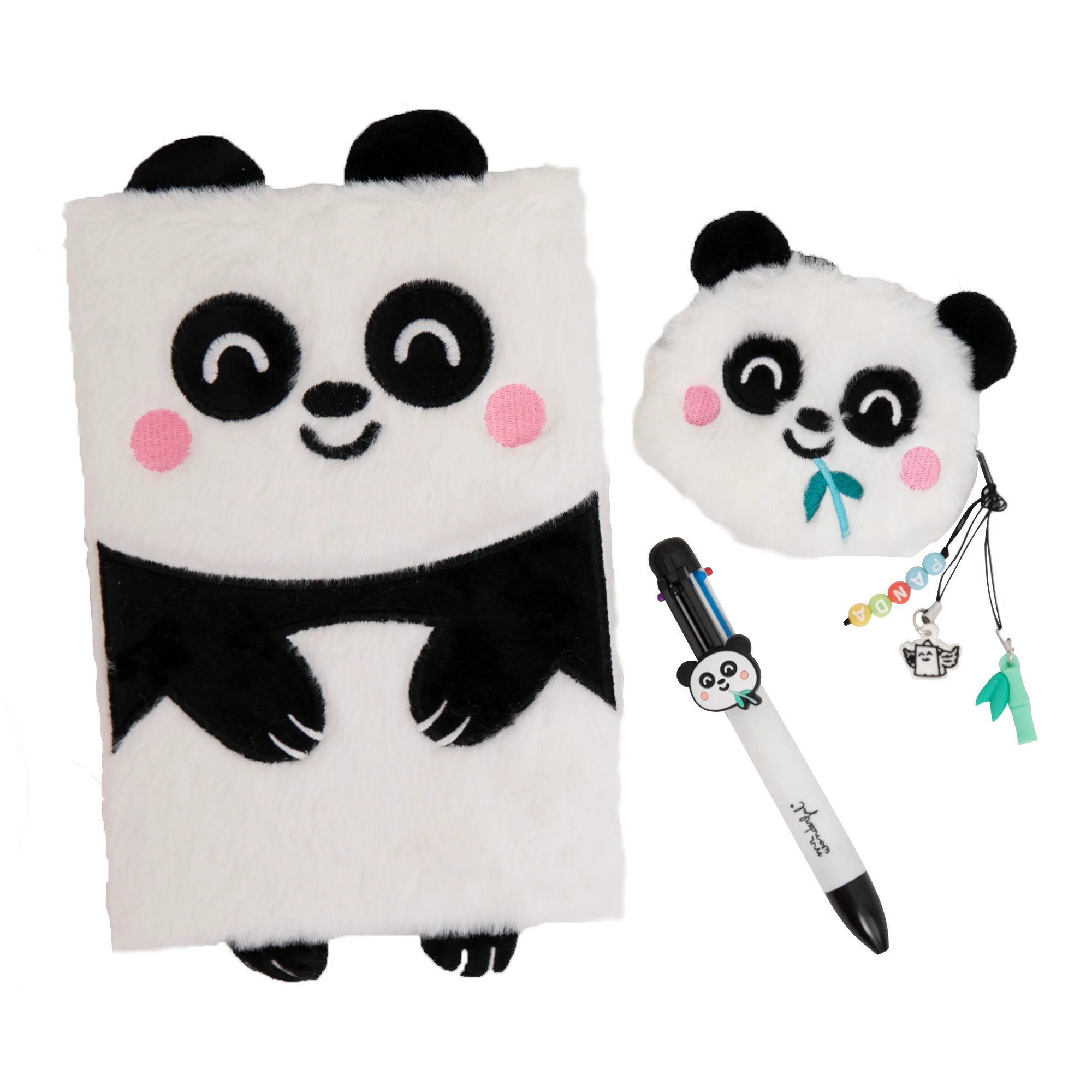 Set de libreta A5 + monedero + boli borrable - Panda - Image 2