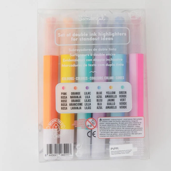 Set de subrayadores de tinta doble para ideas que brillan con luz propia - Image 5