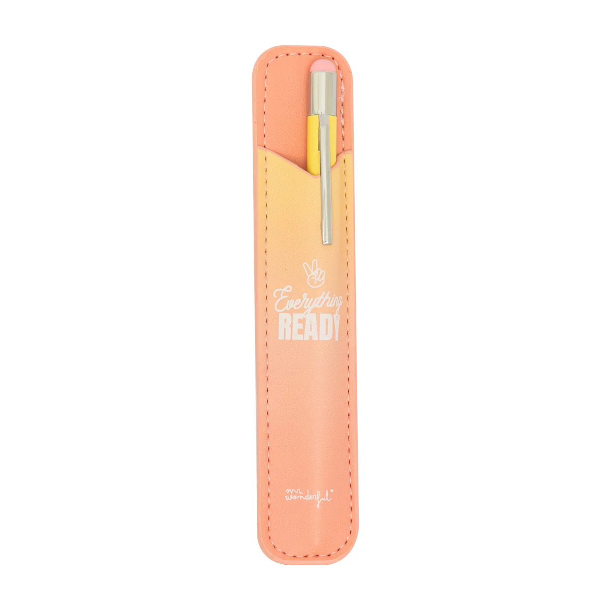 Set de estuche + boli rosa - Everything ready
