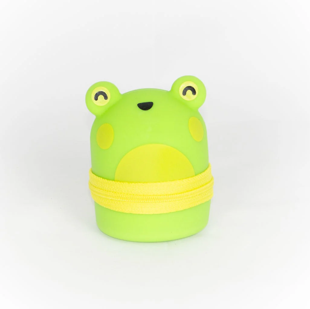 Estuche de silicona con rejilla - Rana - Image 2