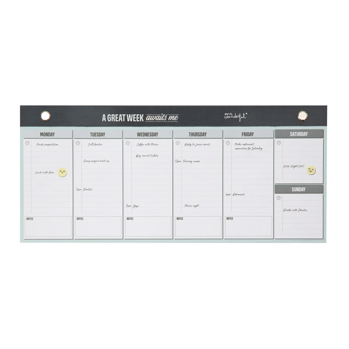 Slim weekly organiser - A great week awaits me - Image 4