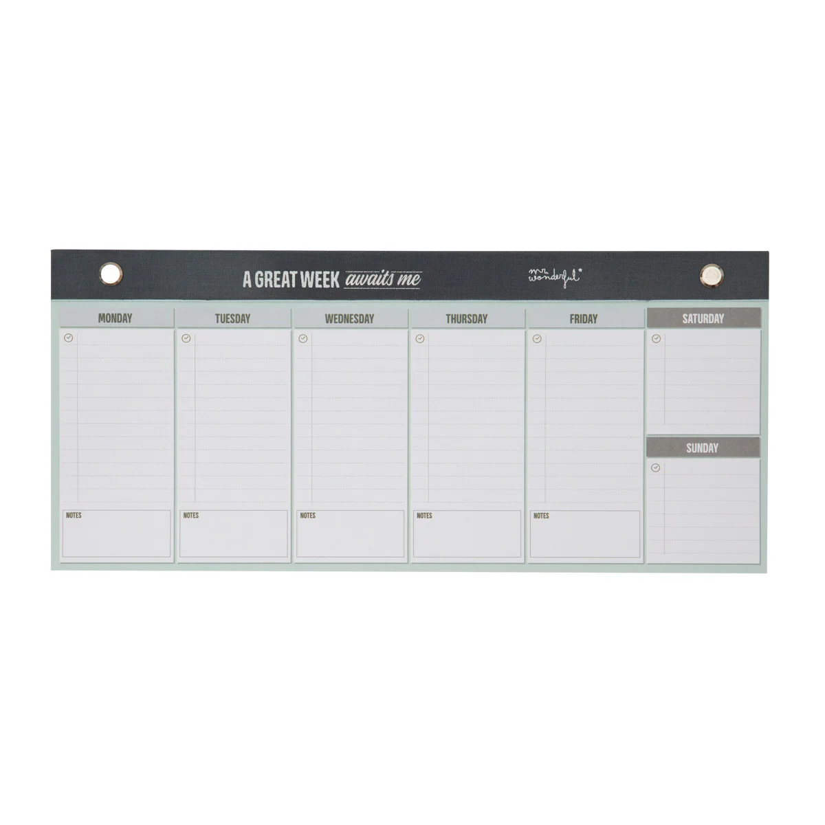 Slim weekly organiser - A great week awaits me - Image 5