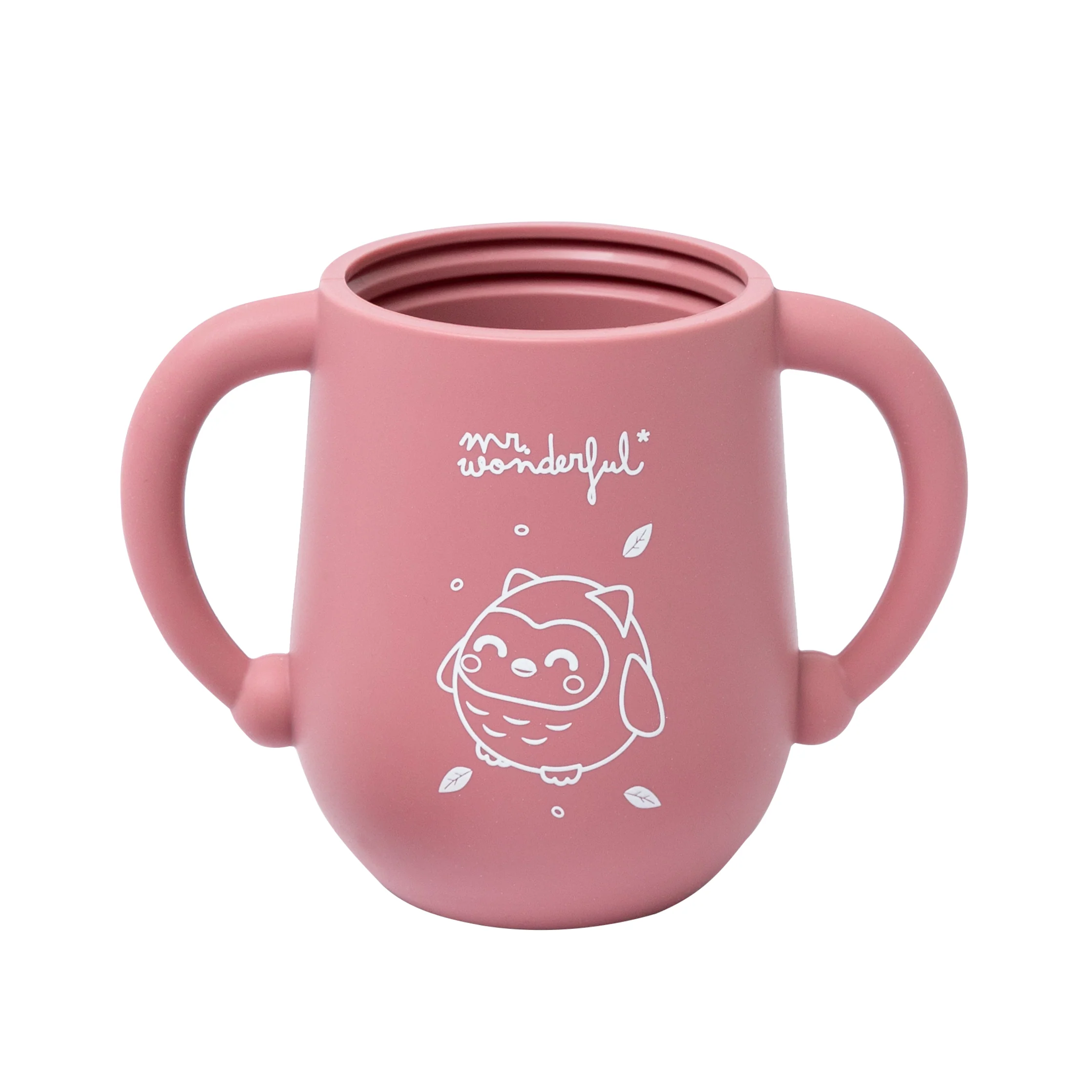 Vaso antiderrame para bebés - Búho rosa - Image 4
