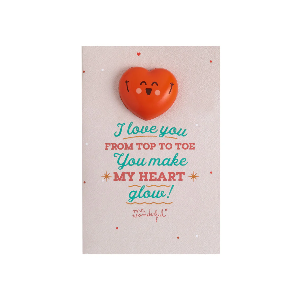 Squishy card - You make my heart glow! - Image 2