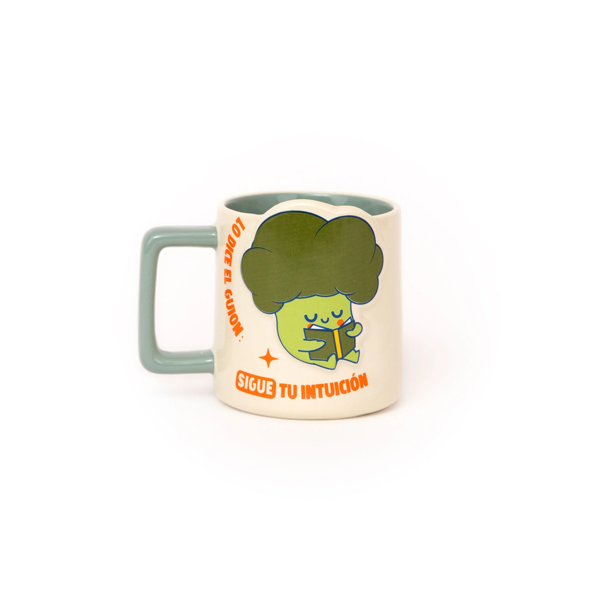 Taza 3D brócoli - Lo dice el guion: ¡sigue tu intuición! - Image 2
