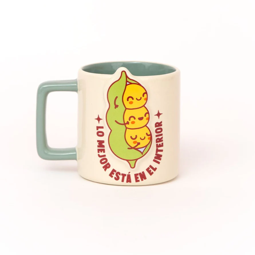 Taza 3D guisantes - Lo mejor está en el interior