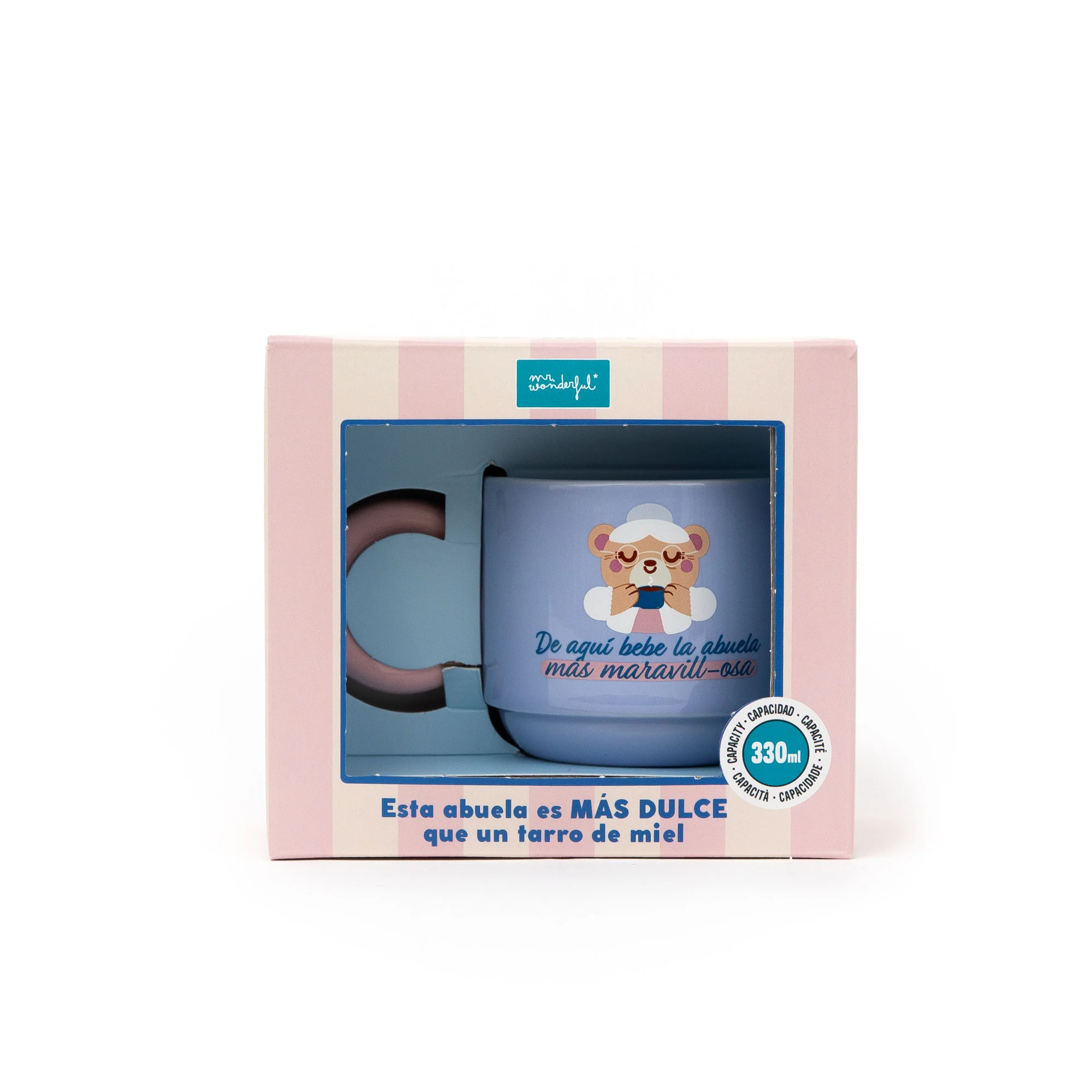 Taza apilable - De aquí bebe la abuela más maravillosa - Image 6