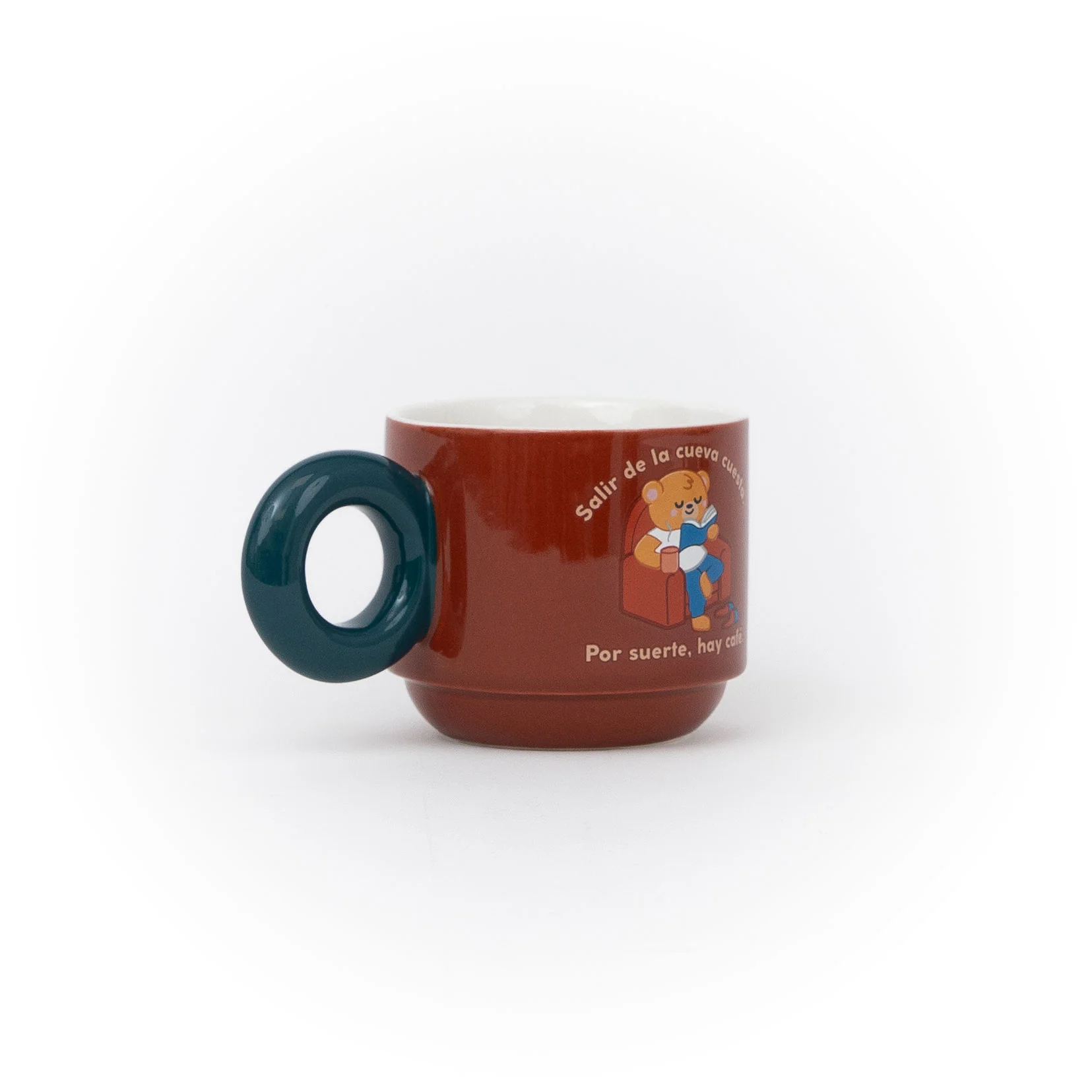 Taza apilable - Salir de la cueva cuesta. Por suerte, hay café. - Image 5
