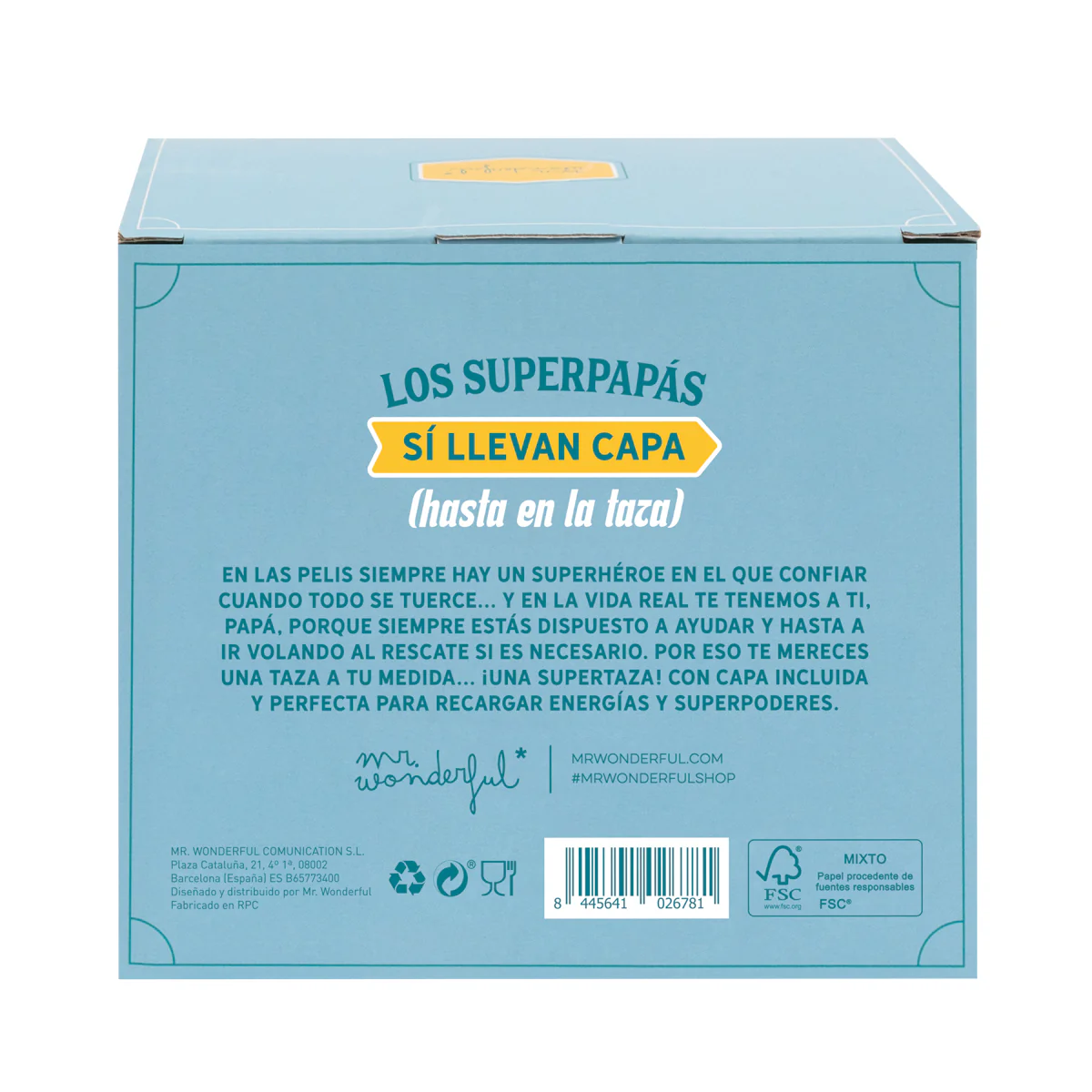 Taza con capa - Eres un superpapá - Image 8