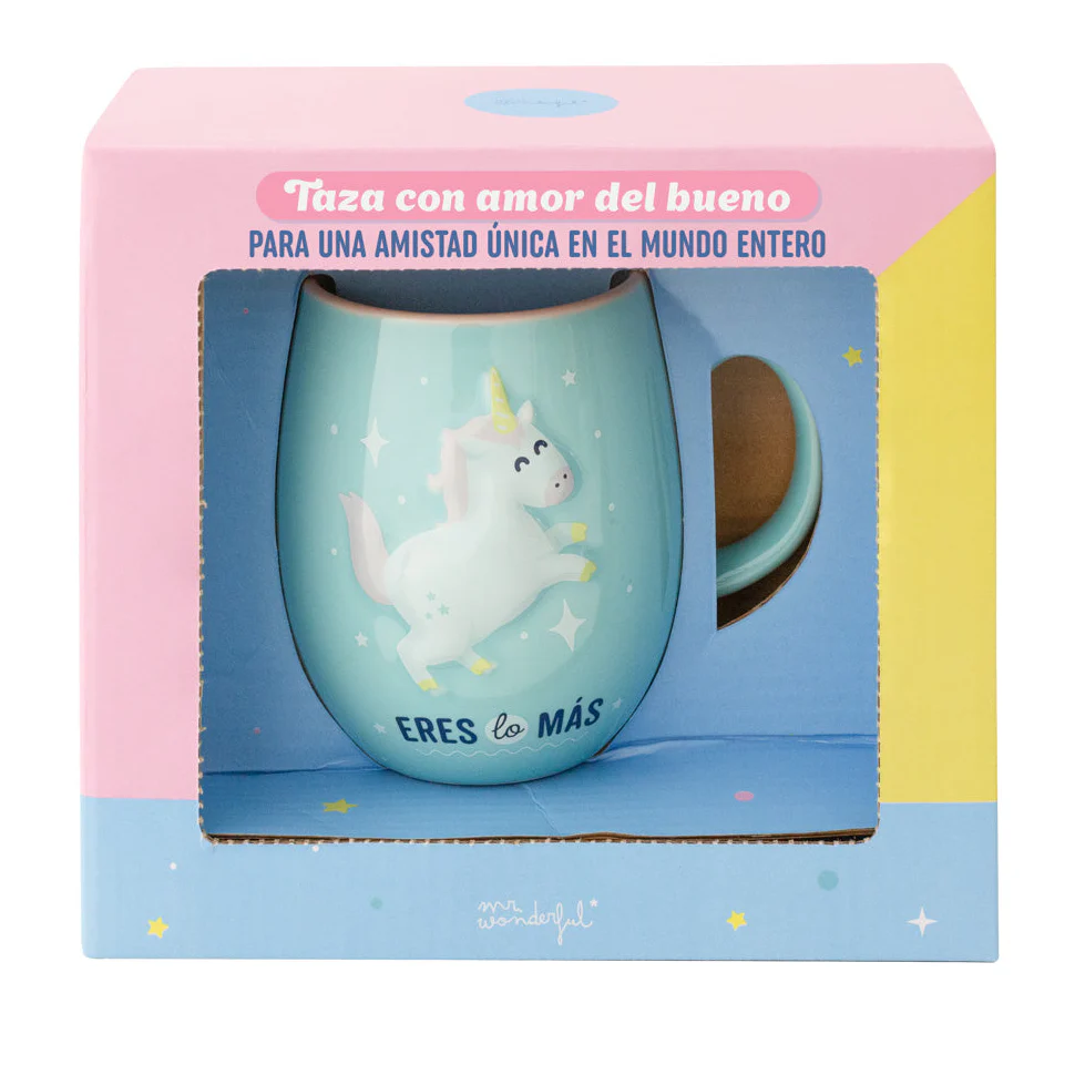 Taza con relieve de unicornio - Eres lo más - Image 3