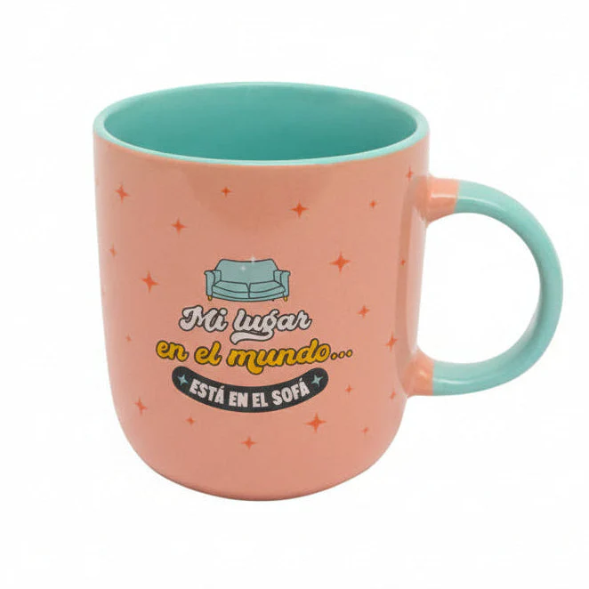 Taza - Mi lugar en el mundo... está en el sofá
