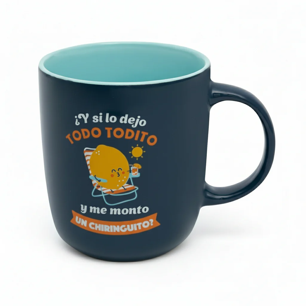 Taza - ¿Y si lo dejo todito y me monto un chiringuito?