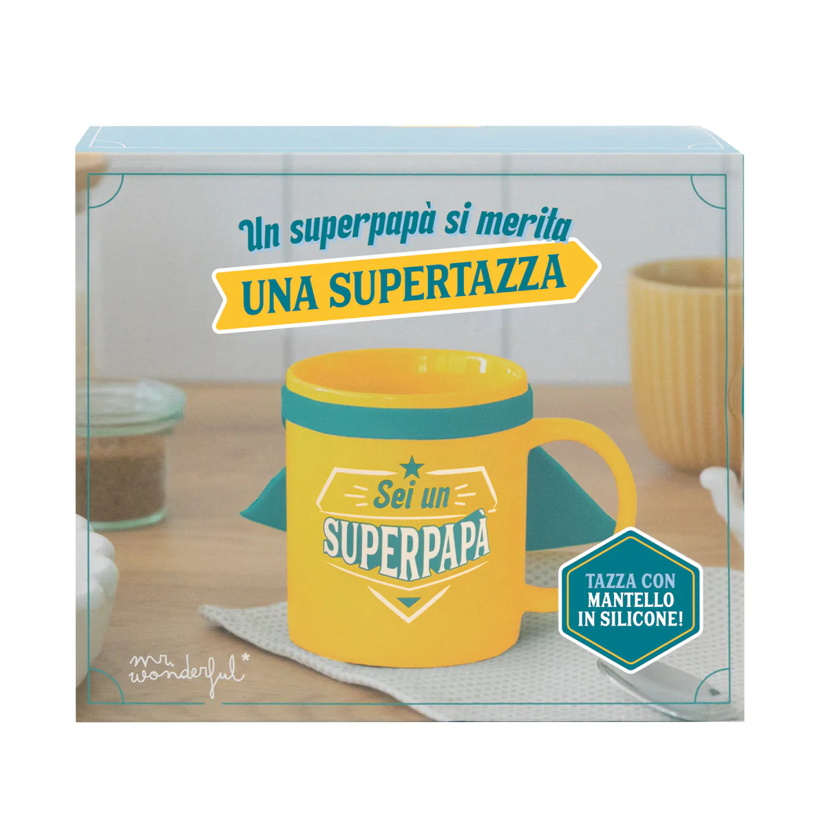 Tazza con mantello - Sei un super papà - Image 8