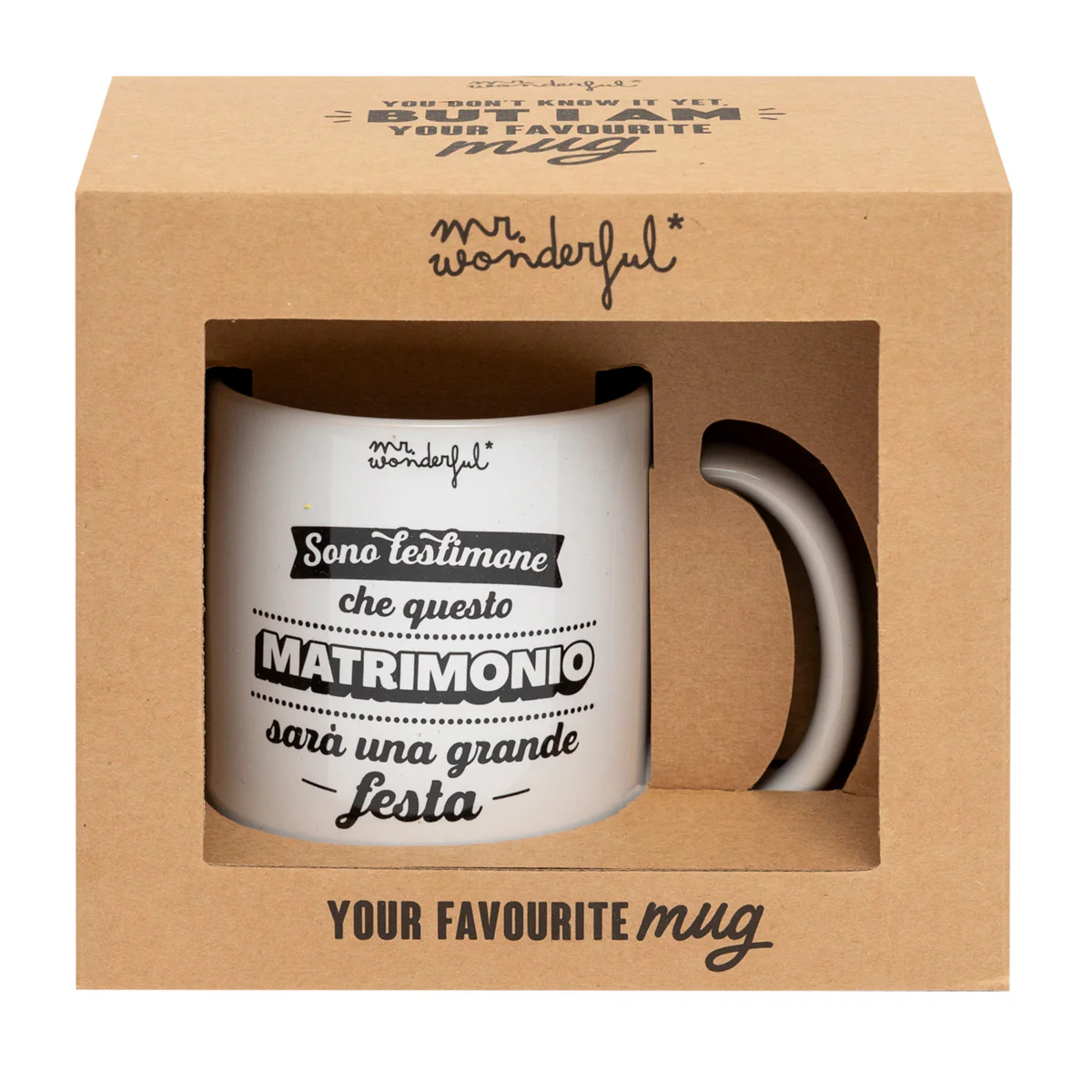 Tazza Iconic - Sono testimone che questo matrimonio sarà una grande festa - Image 3