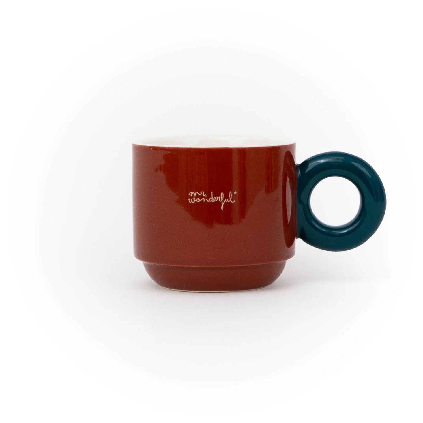Tazza impilabile - Uscire dalla tana è difficile. Per fortuna, c’è il caffè. - Image 4
